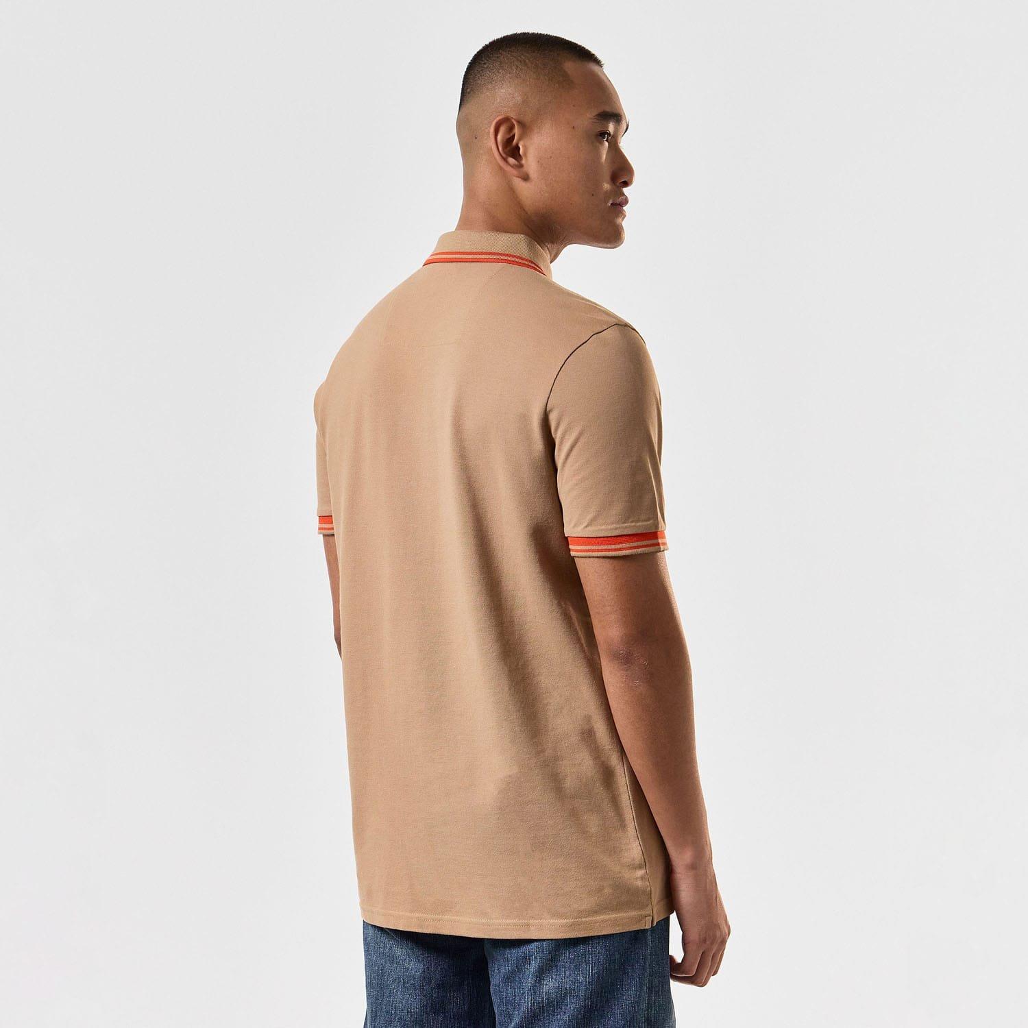 Cognac - Weekend Offender - Levanto Tipped Polo Shirt - 2