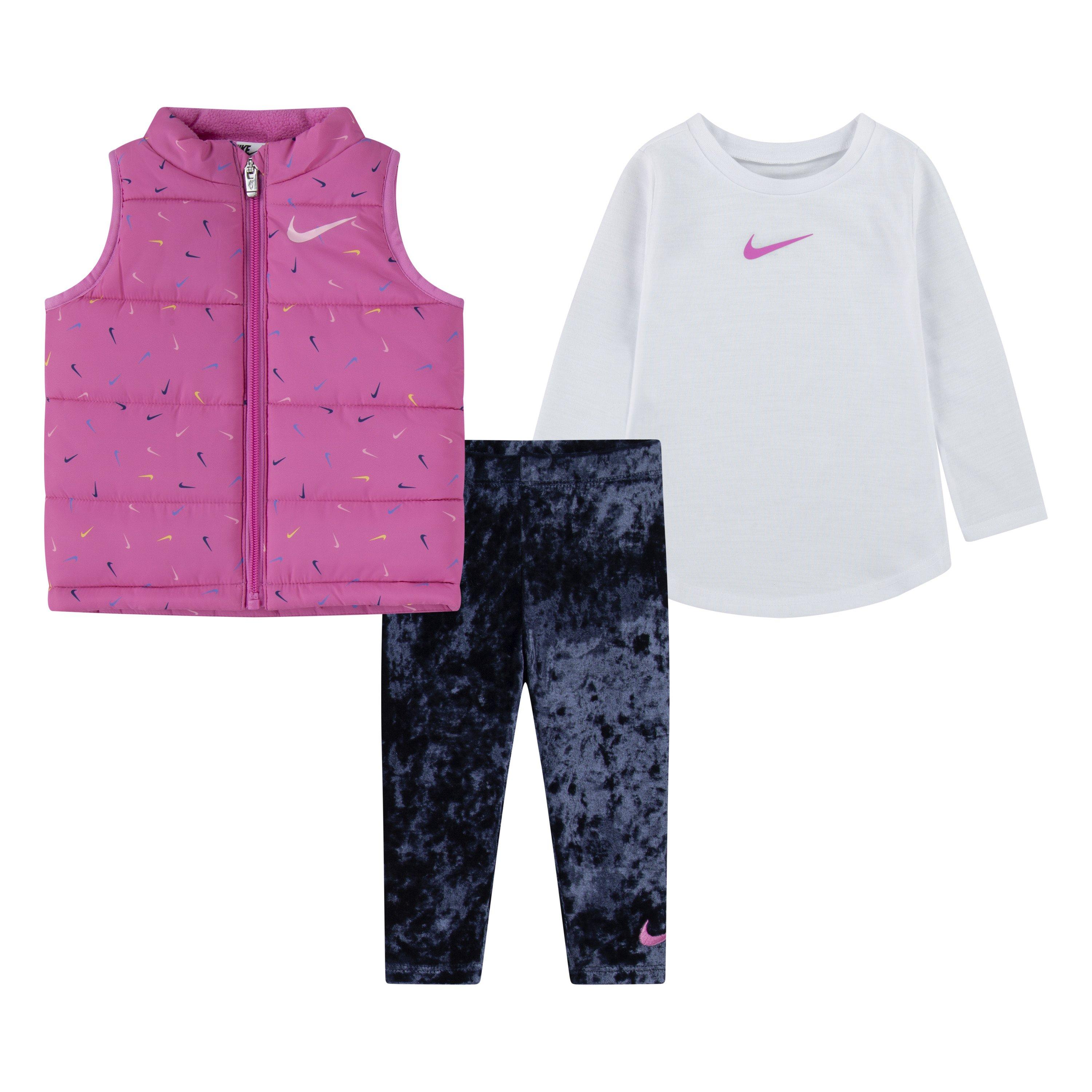 Midnight Navy - Nike - Kids' 3 Pc Swooshfetti Vest Set - 1
