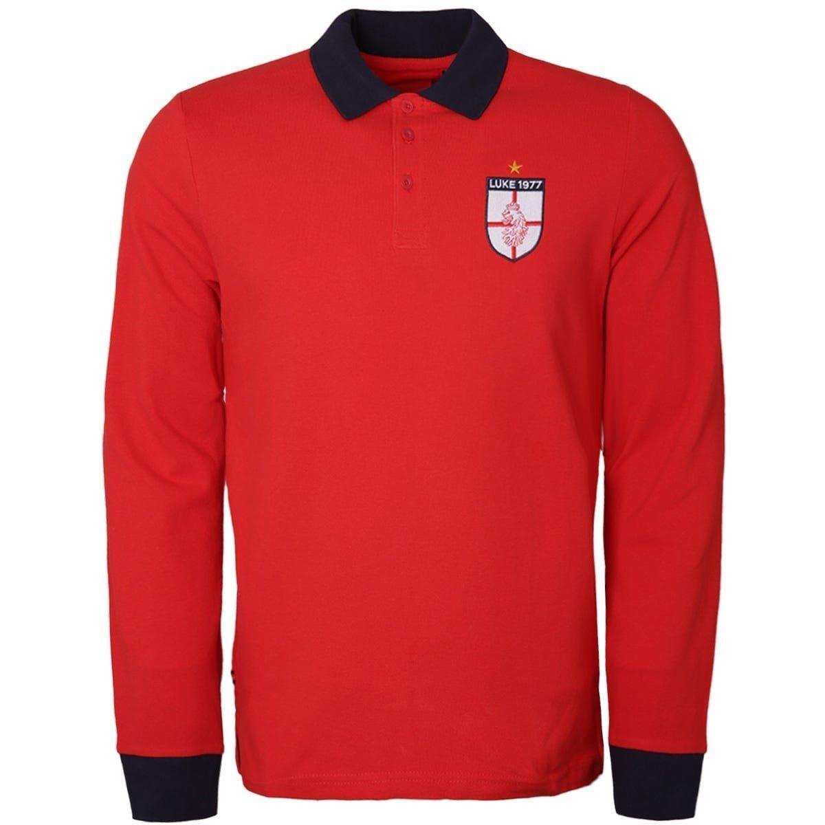 Red - Luke 1977 - Bobbys Dream Long Sleeve Polo Shirt - 1