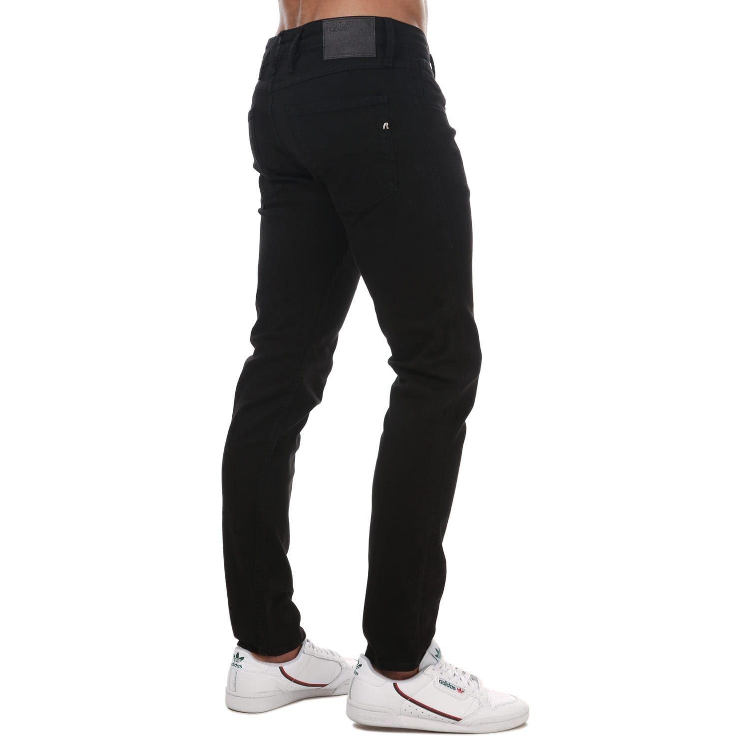 Black - Replay - Anbass Slim-Fit Jeans - 2