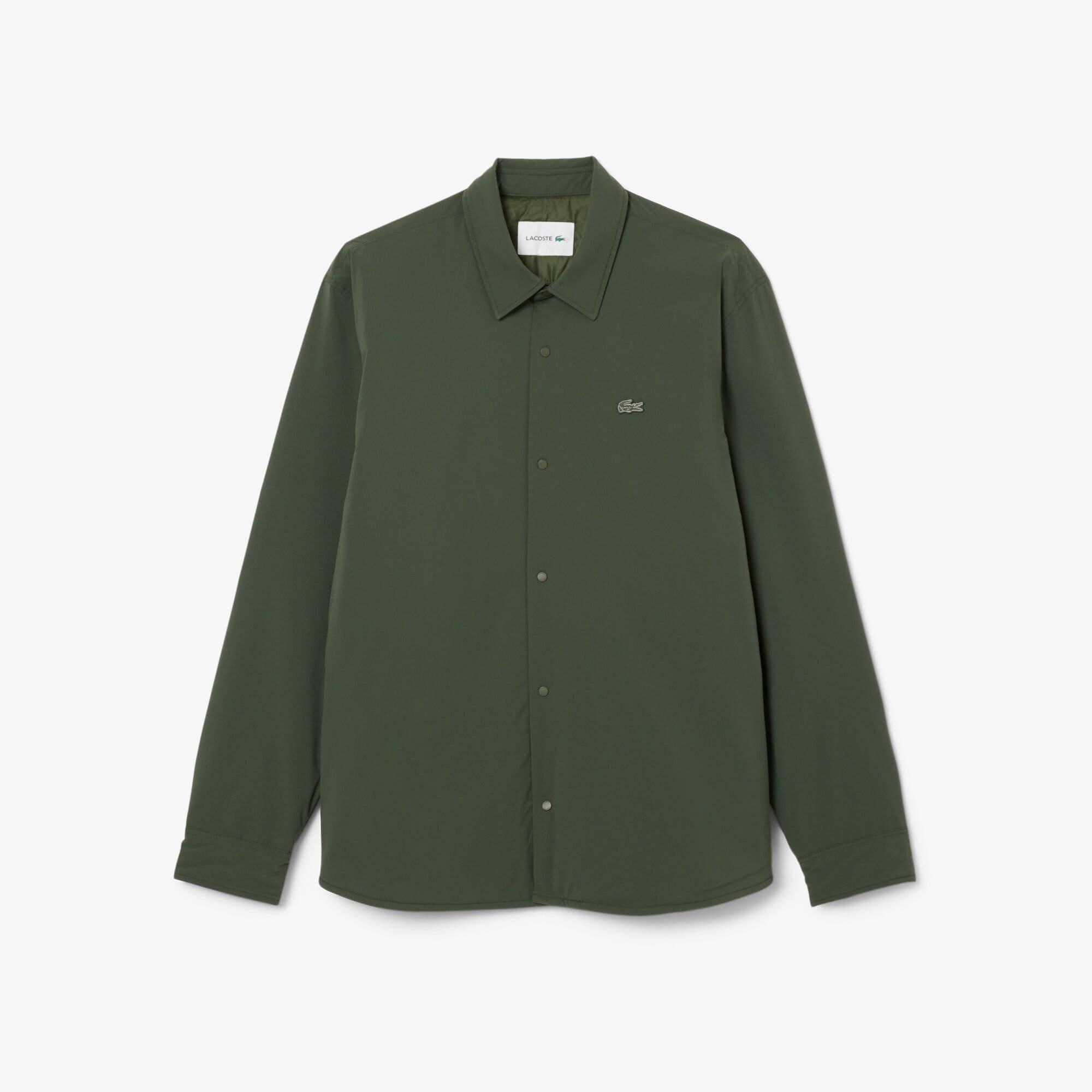 Green - Lacoste - Quilted Water-Repellent Overshirt - 1