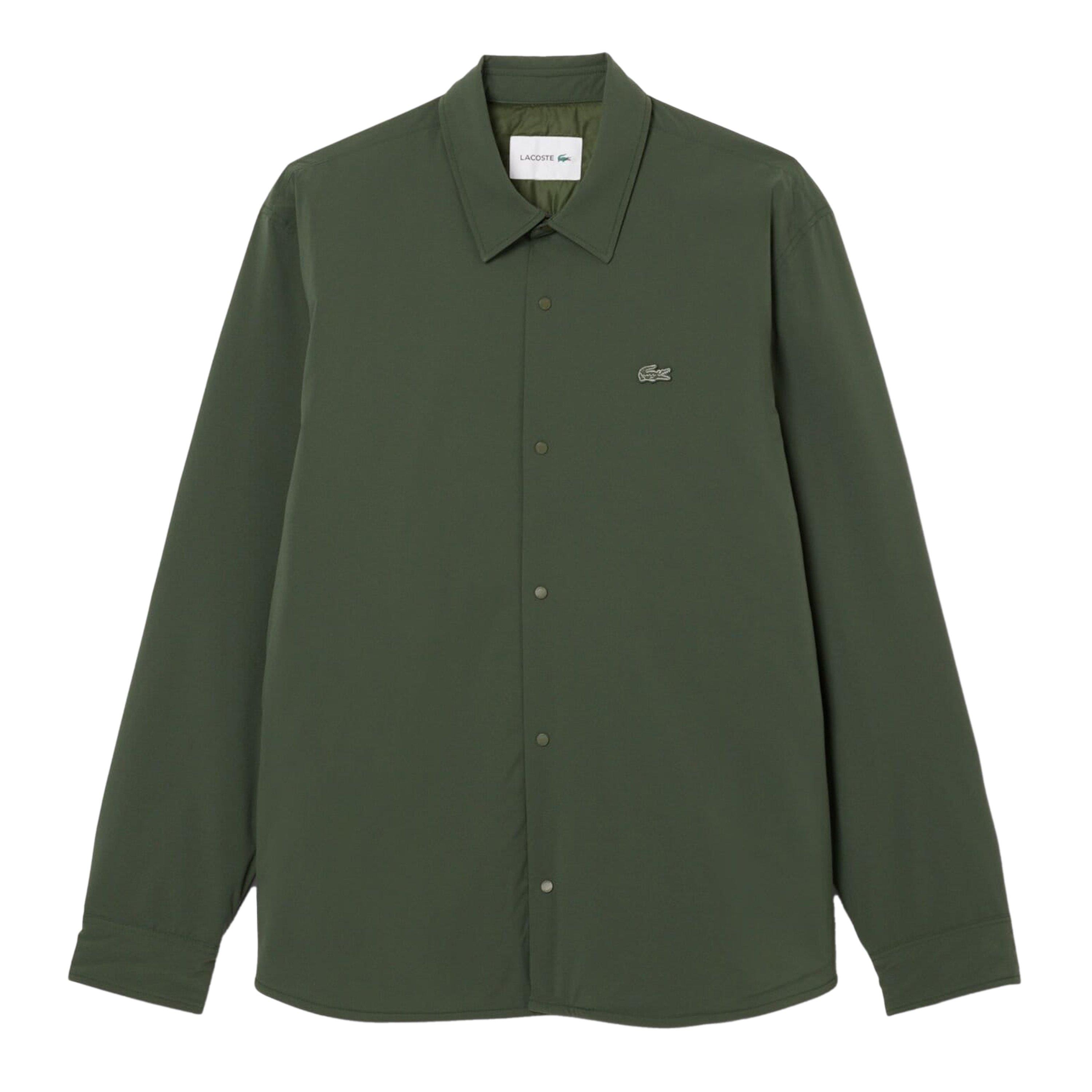 Green - Lacoste - Quilted Water-Repellent Overshirt - 1