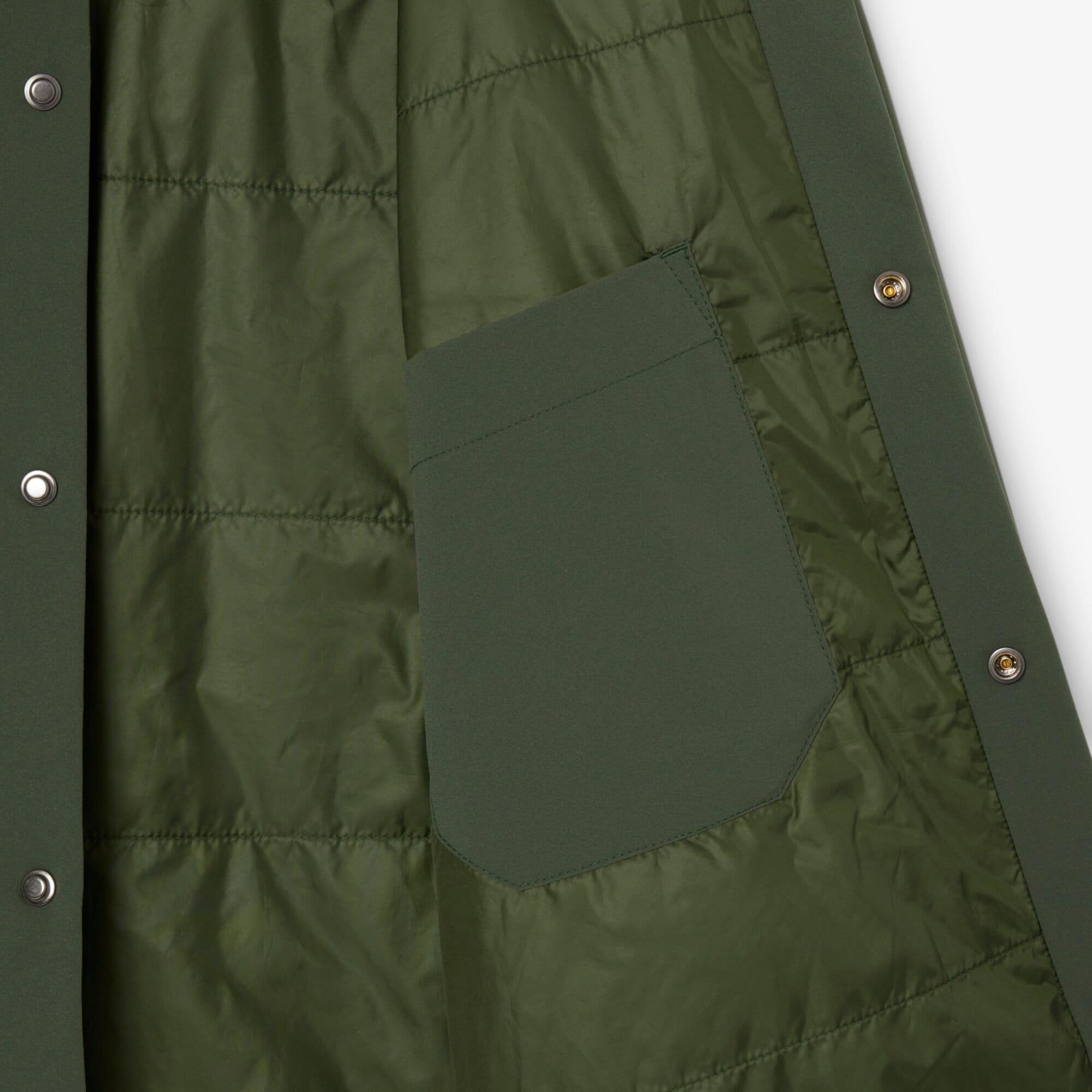 Green - Lacoste - Quilted Water-Repellent Overshirt - 4