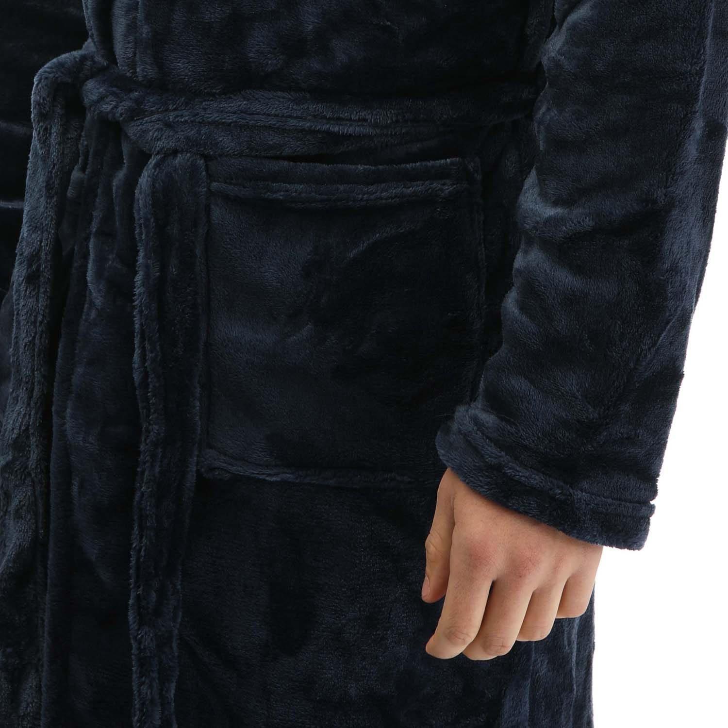 Navy - Farah - Frazier Dressing Gown - 6