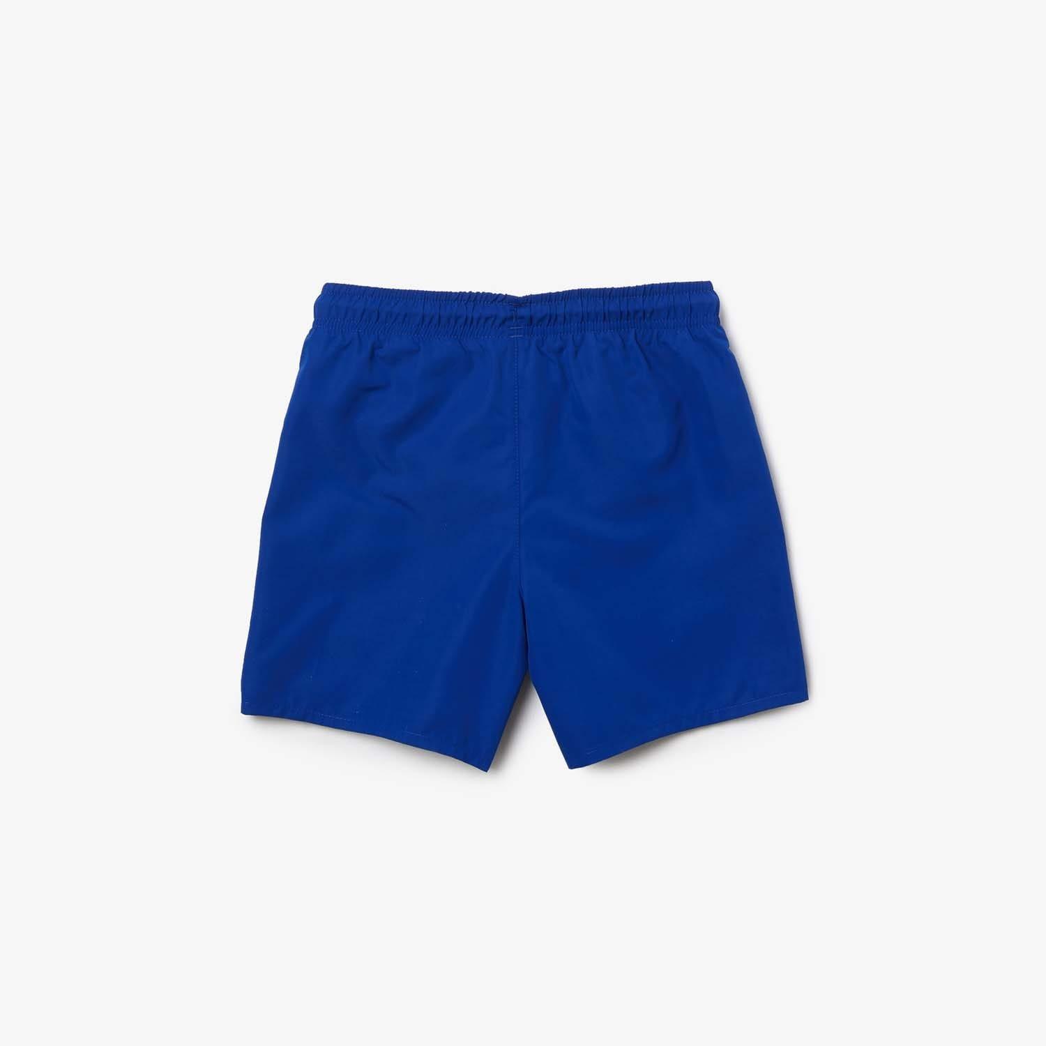Blue - Lacoste - Quick Dry Swim Shorts - 2