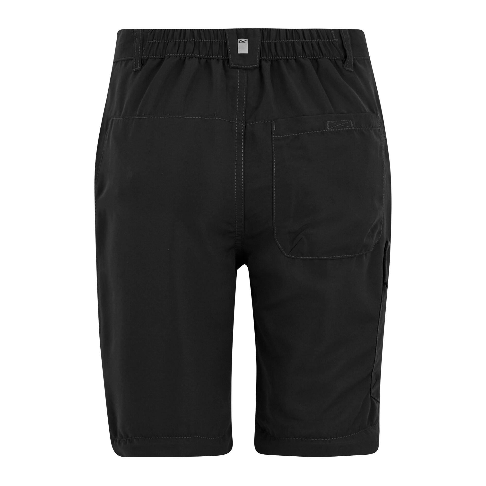 Black - Regatta - Kids Sorcer Zip Off III Quick-Drying Trousers - 11