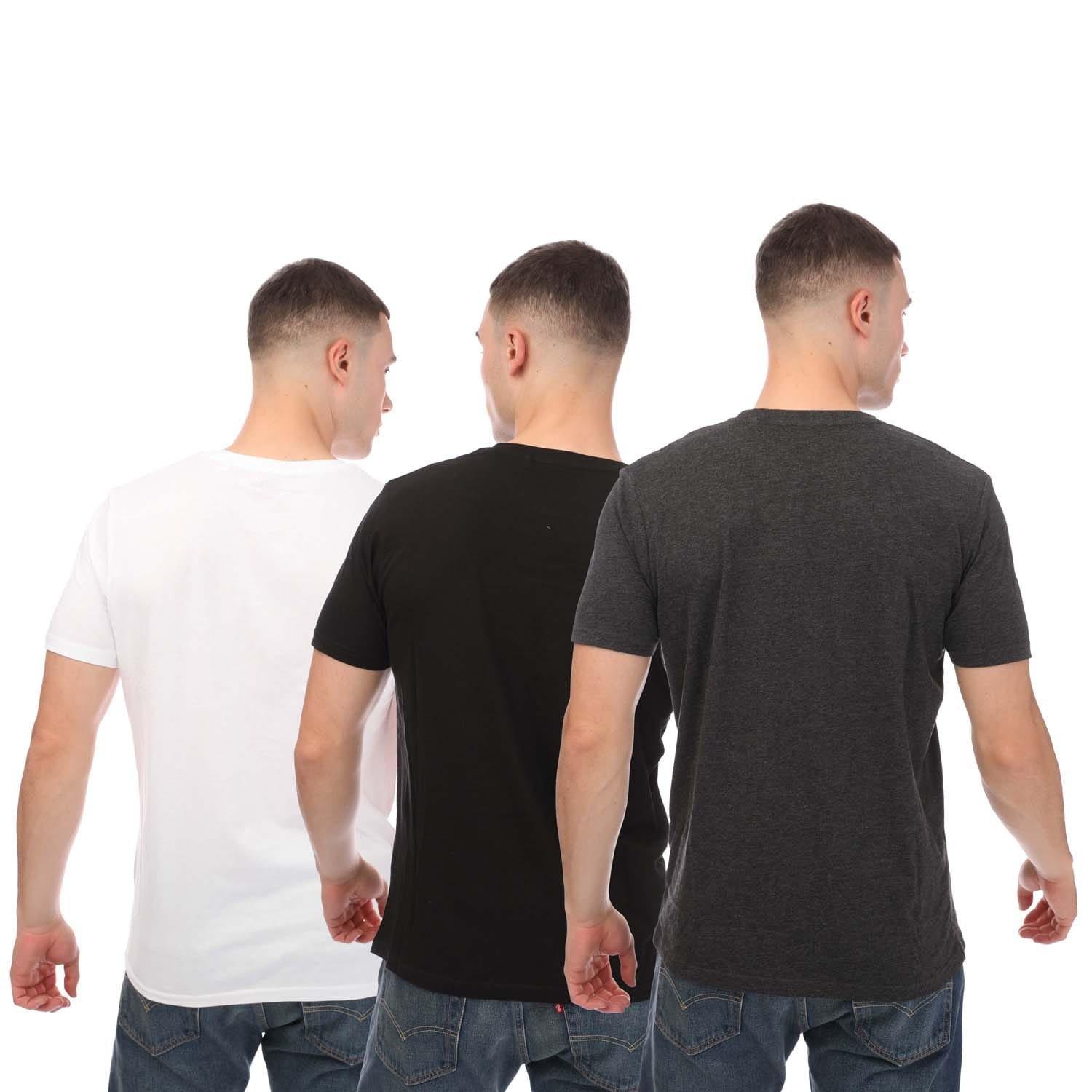Black Grey Whit - Farah - Colney 3 Pack T-Shirts - 2