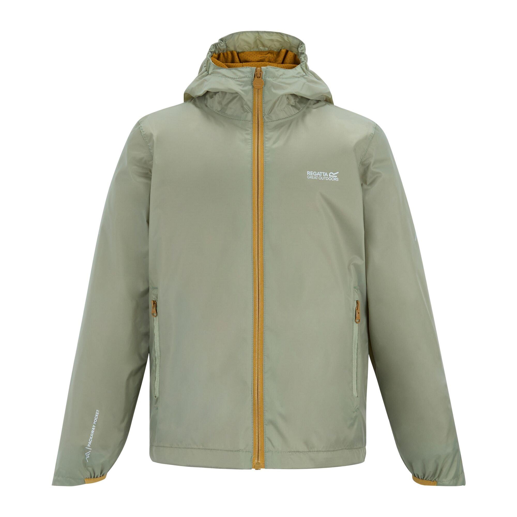 Light Sage - Regatta - Kids Lever Waterproof Isolite Jacket - 6