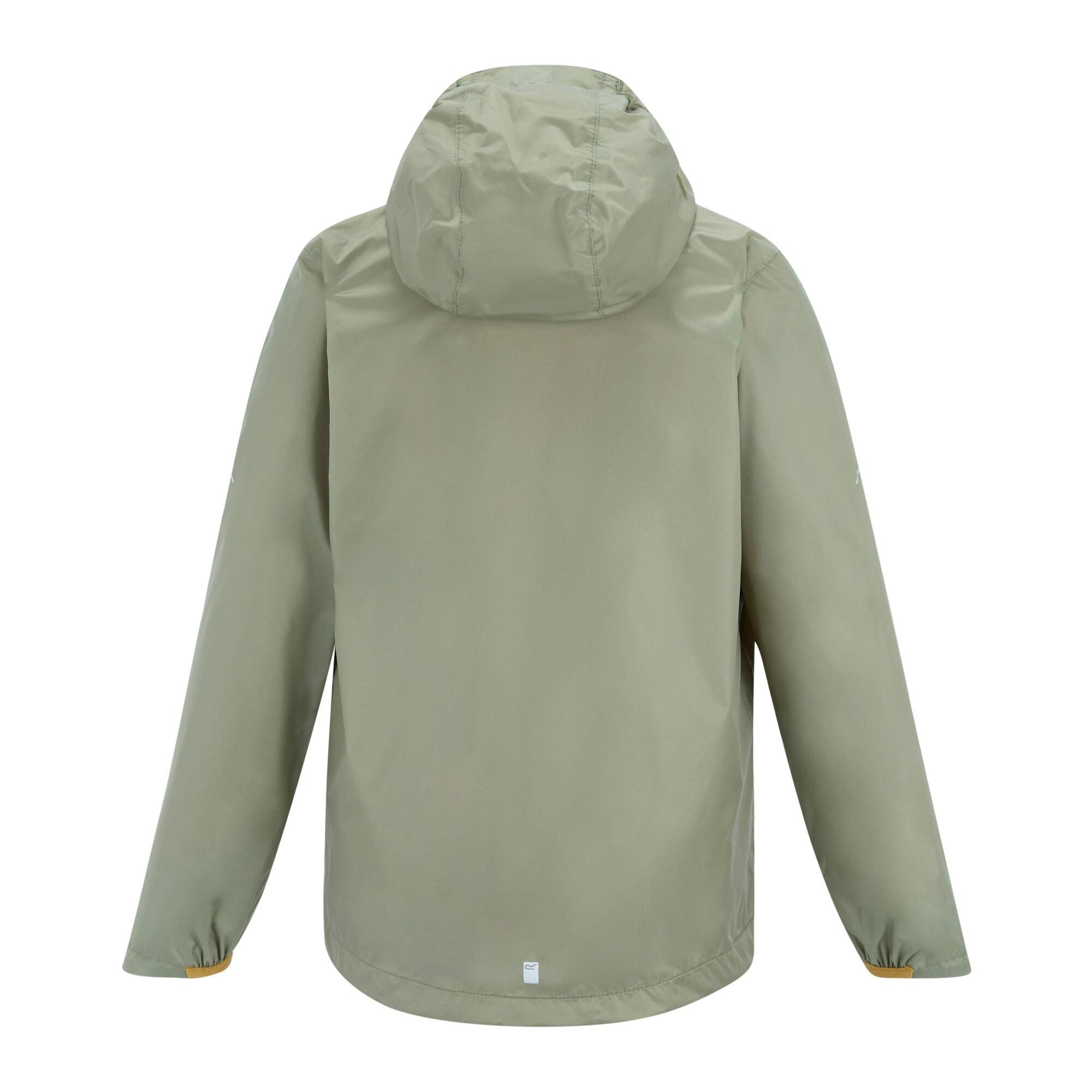 Light Sage - Regatta - Kids Lever Waterproof Isolite Jacket - 7