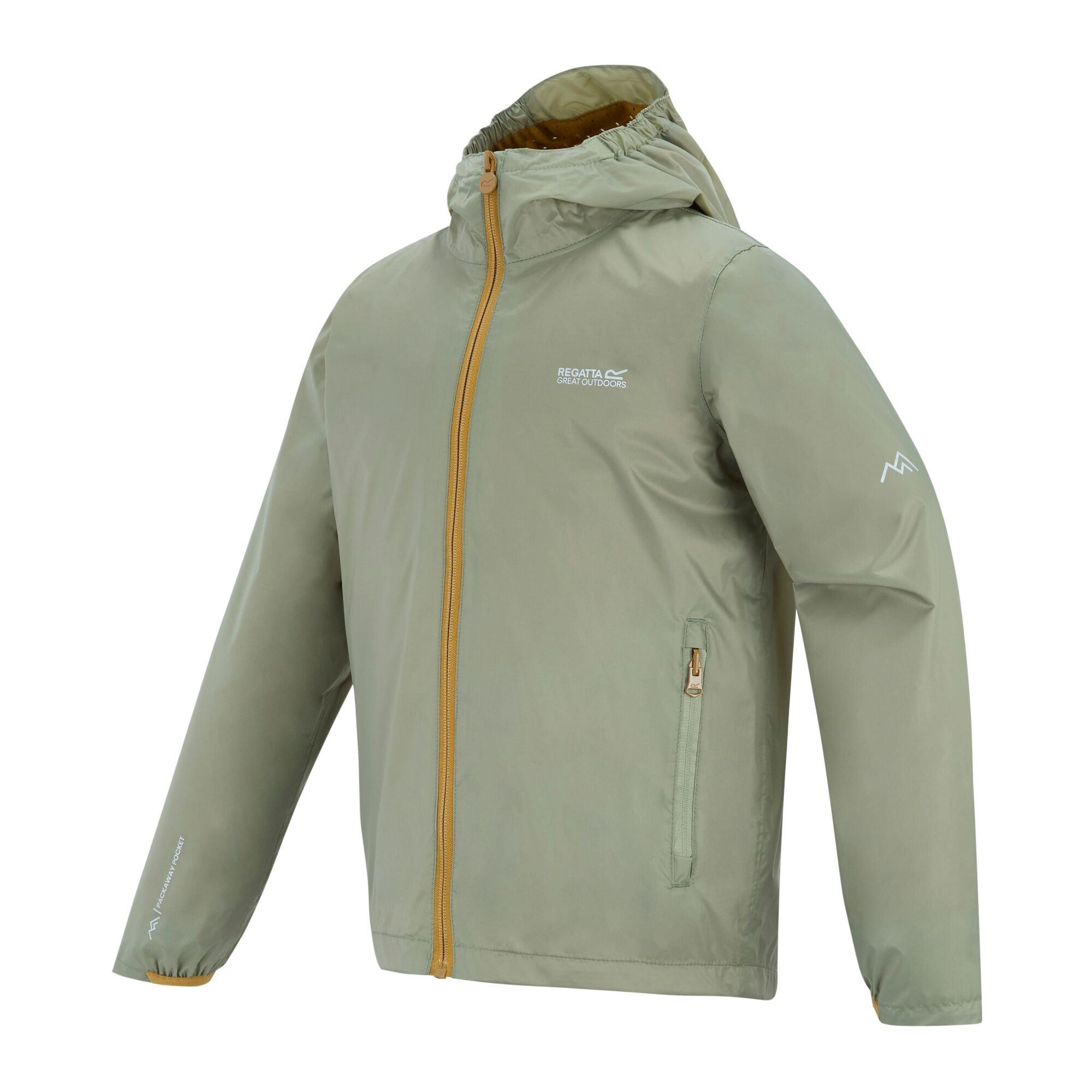 Light Sage - Regatta - Kids Lever Waterproof Isolite Jacket - 8