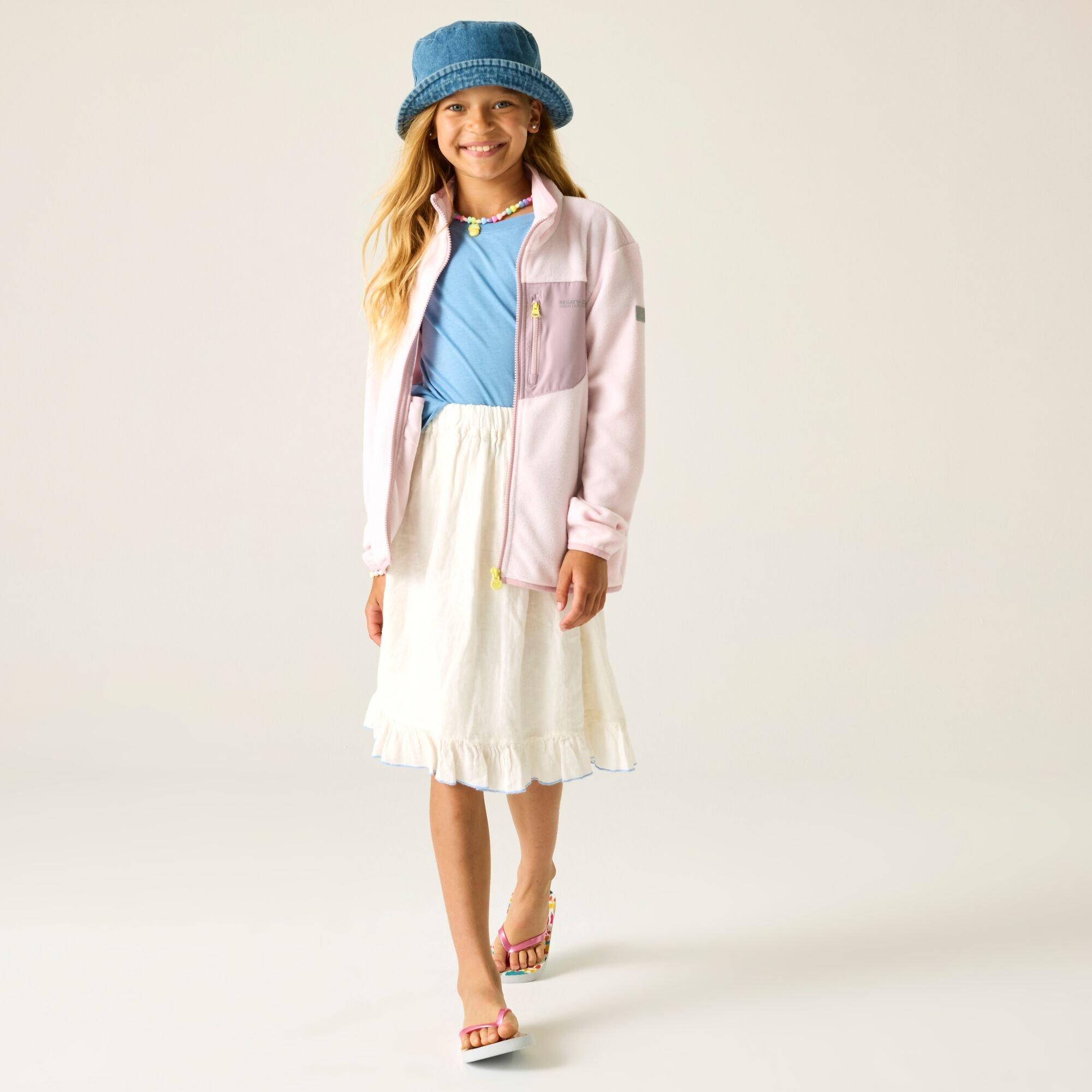 Pink Haze - Regatta - Kids Frankie Full Zip Fleece - 3