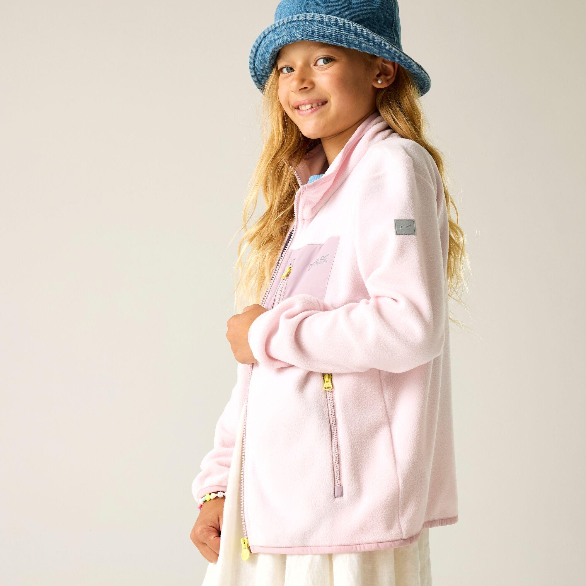 Pink Haze - Regatta - Kids Frankie Full Zip Fleece - 5