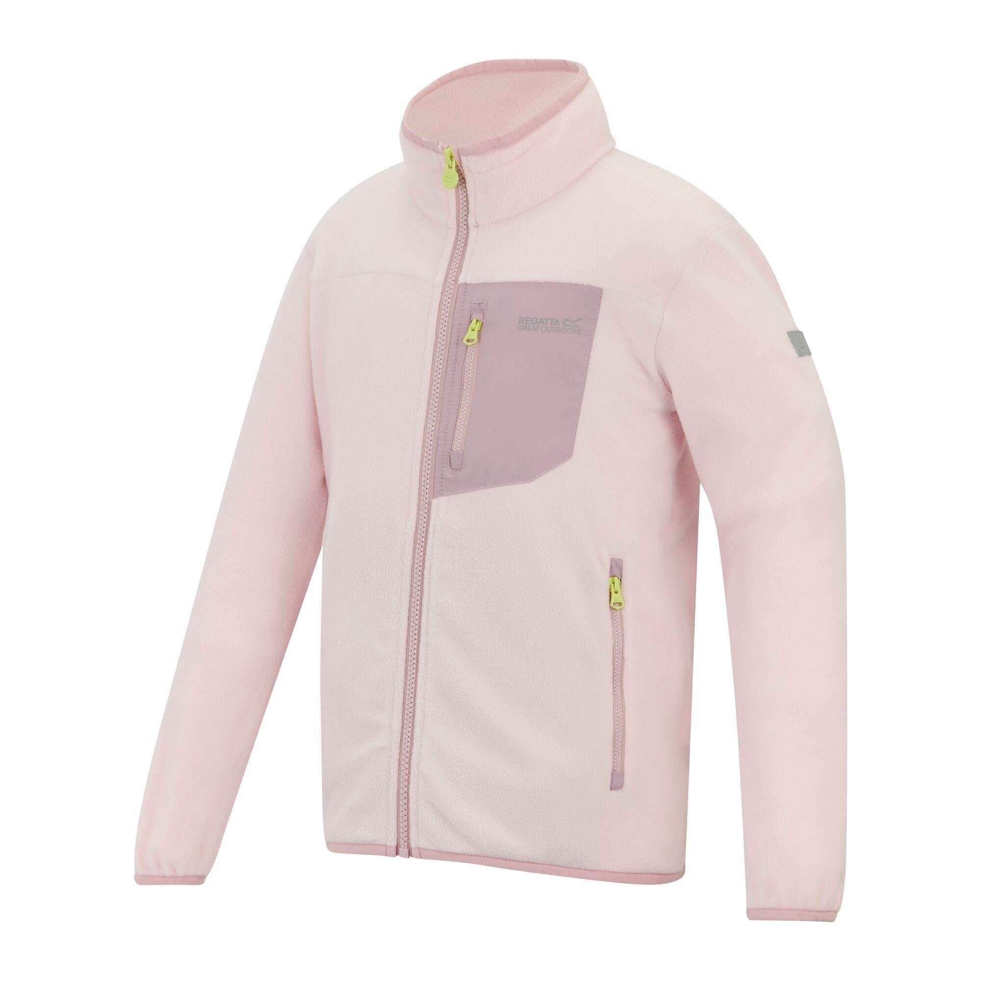 Pink Haze - Regatta - Kids Frankie Full Zip Fleece - 8