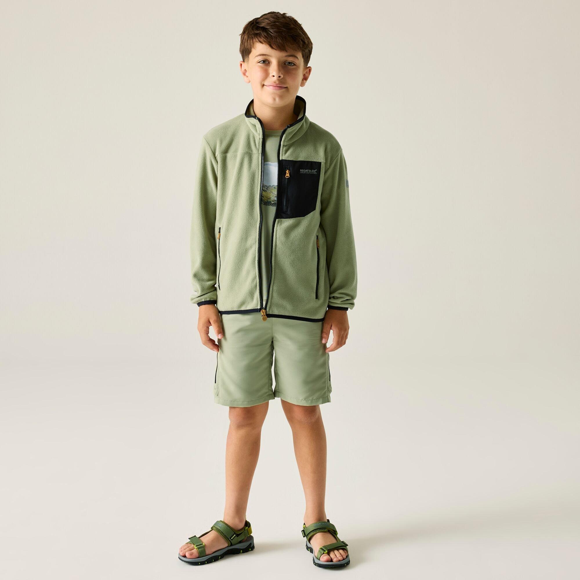 Light Sage - Regatta - Kids Frankie Full Zip Fleece - 3