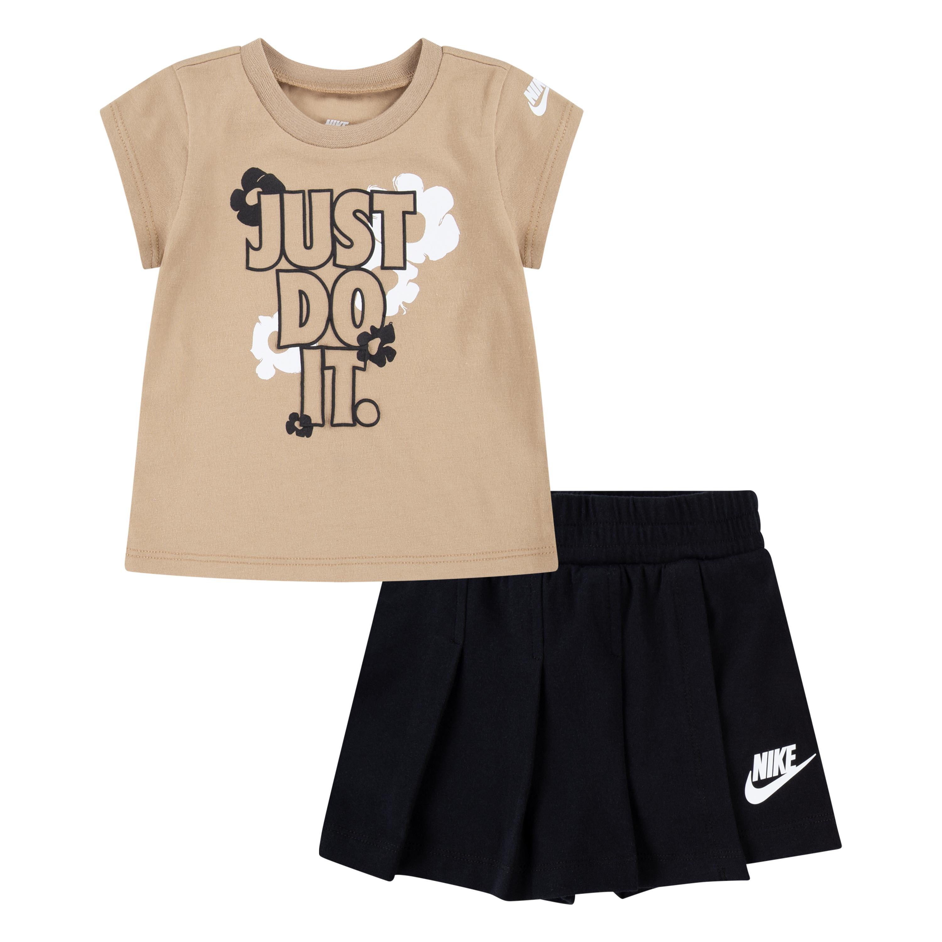 Preto - Nike - Floral Skort Se Bb99 - 1
