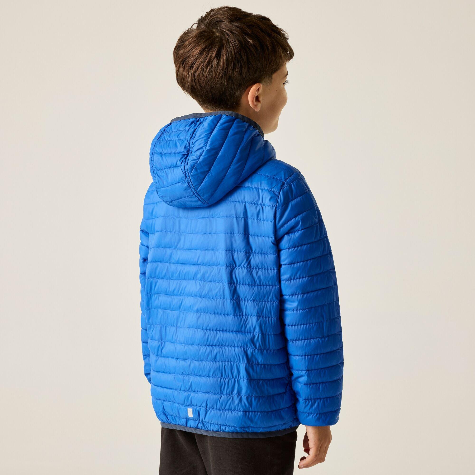 Olympian Blu - Regatta - Kids Hooded Hillpack Water-Repellent  Jacket - 2