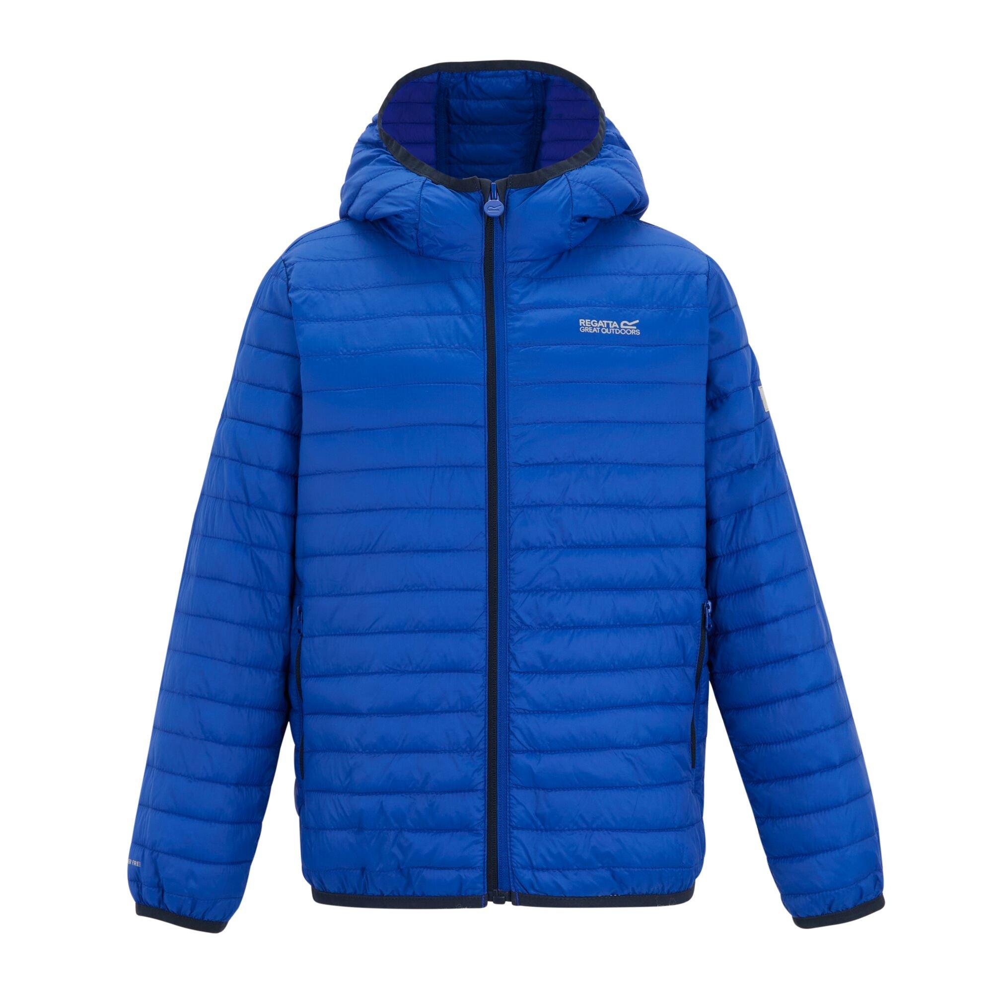 Olympian Blu - Regatta - Kids Hooded Hillpack Water-Repellent  Jacket - 5