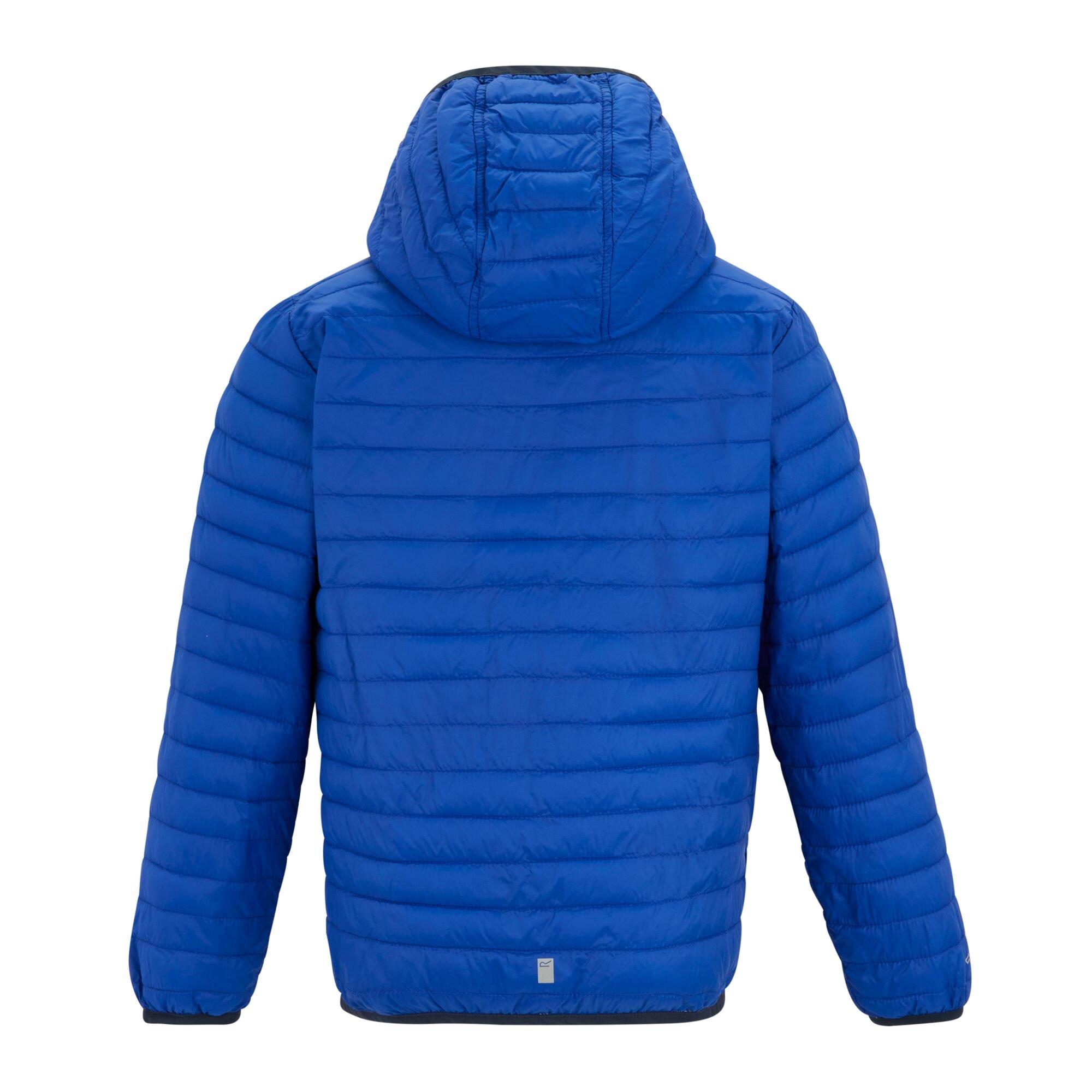 Olympian Blu - Regatta - Kids Hooded Hillpack Water-Repellent  Jacket - 6