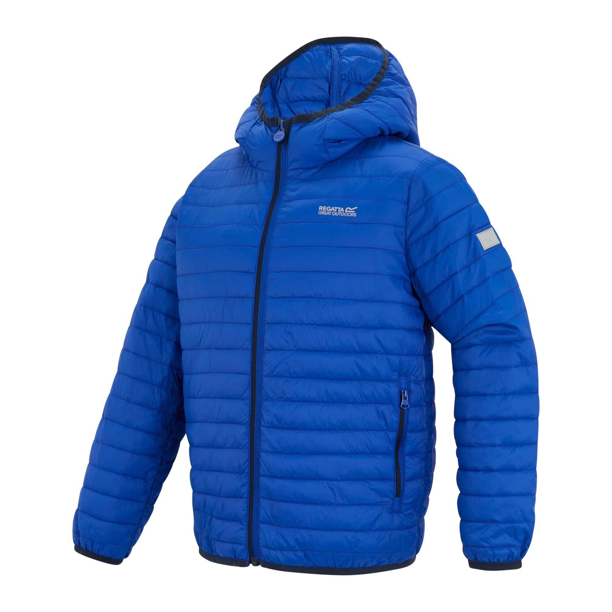 Olympian Blu - Regatta - Kids Hooded Hillpack Water-Repellent  Jacket - 7