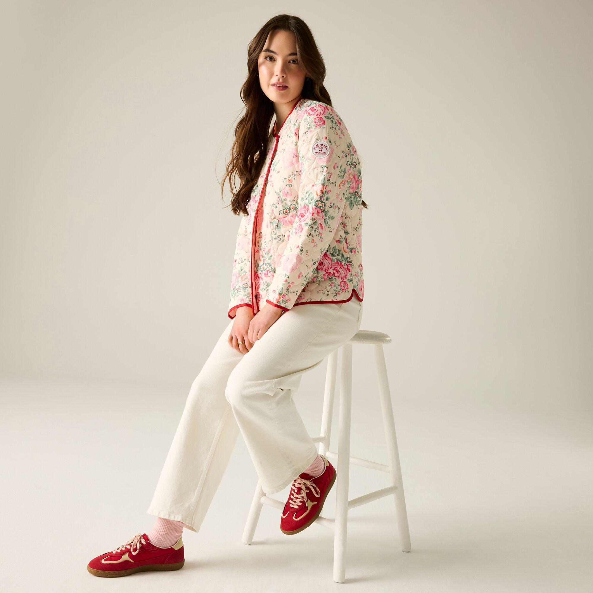 Cream Hackney R - Regatta - Womens Cath Kidston Lightweight Quilted Jacket - 8