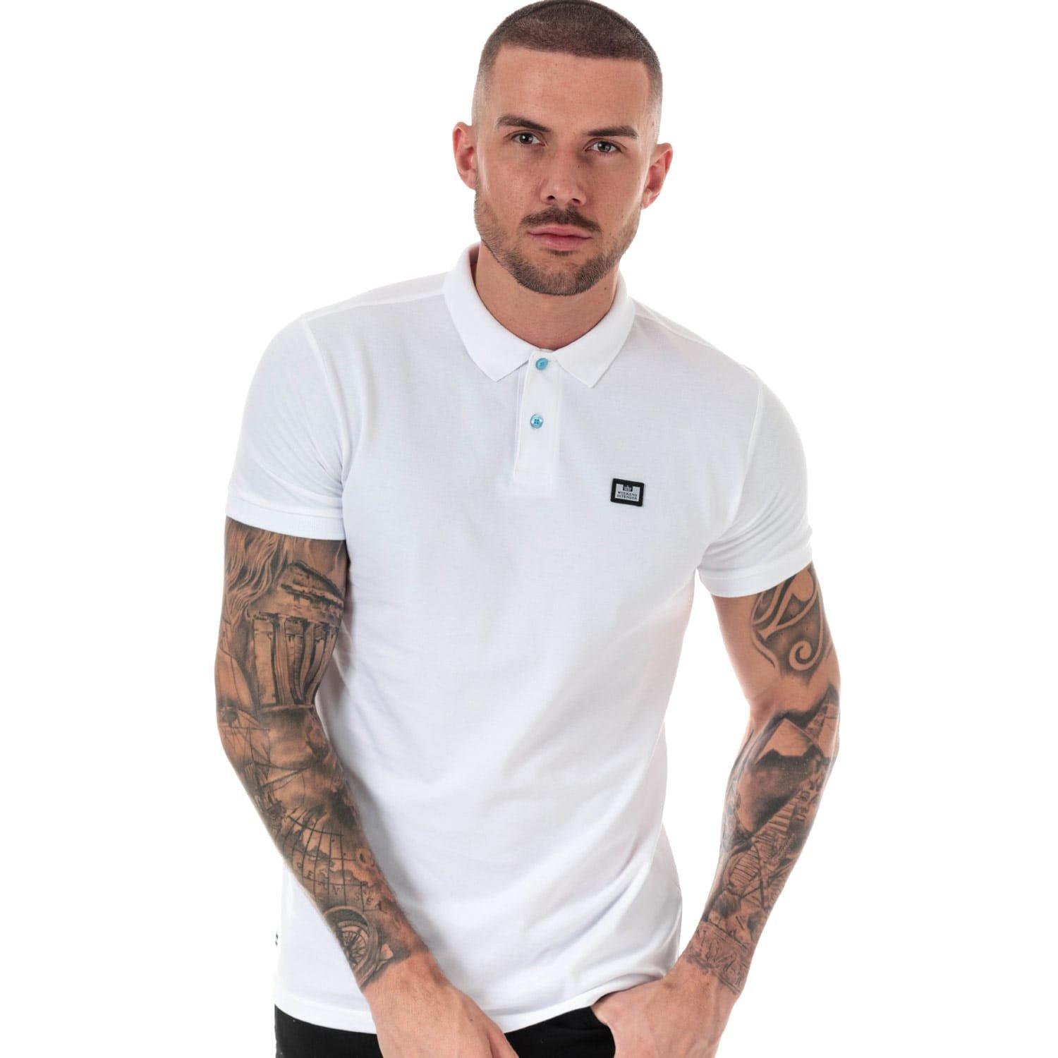 White - Weekend Offender - Barnum Polo Shirt - 1