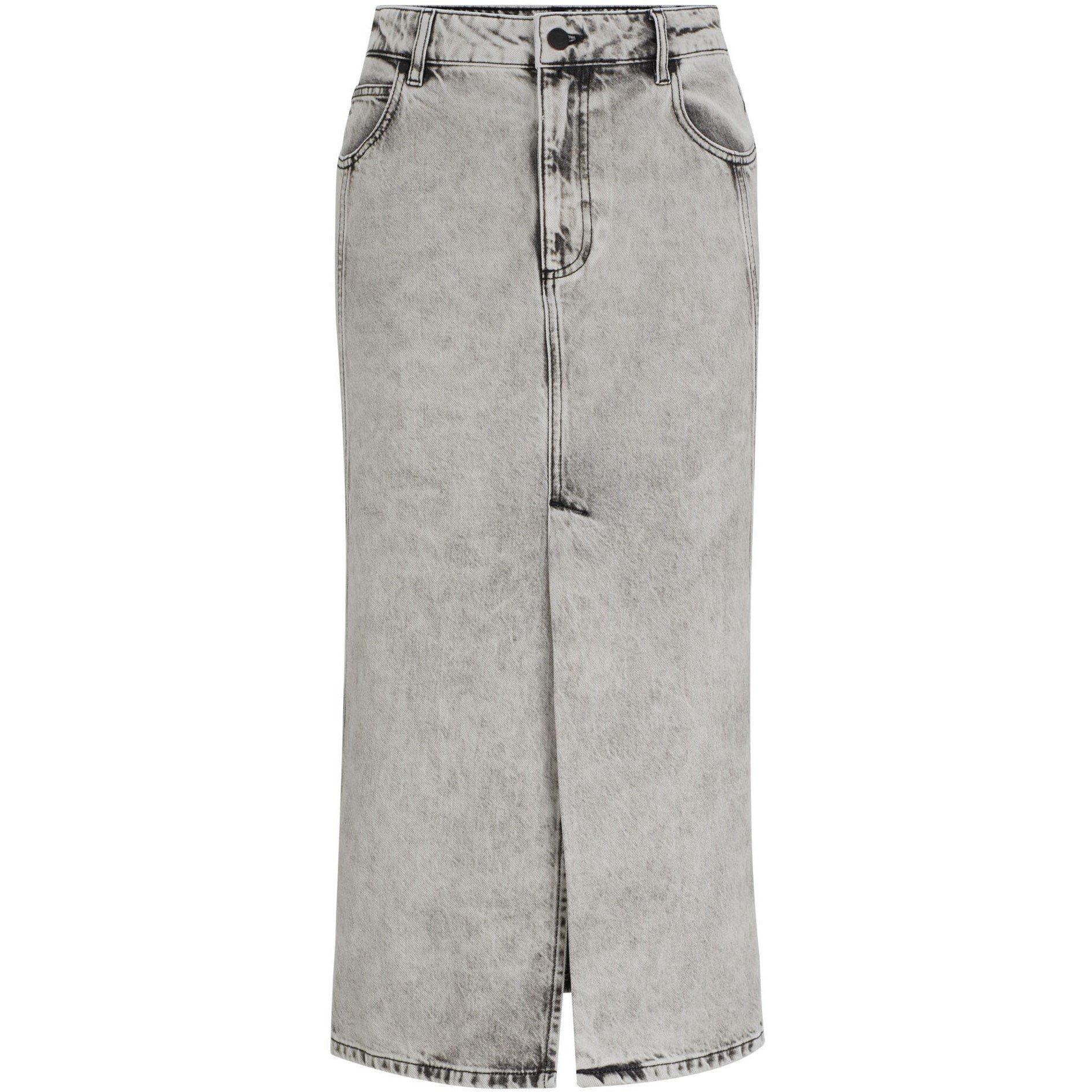 Grey - Hugo - Women's Gadina Denim Midi Skirt - 4