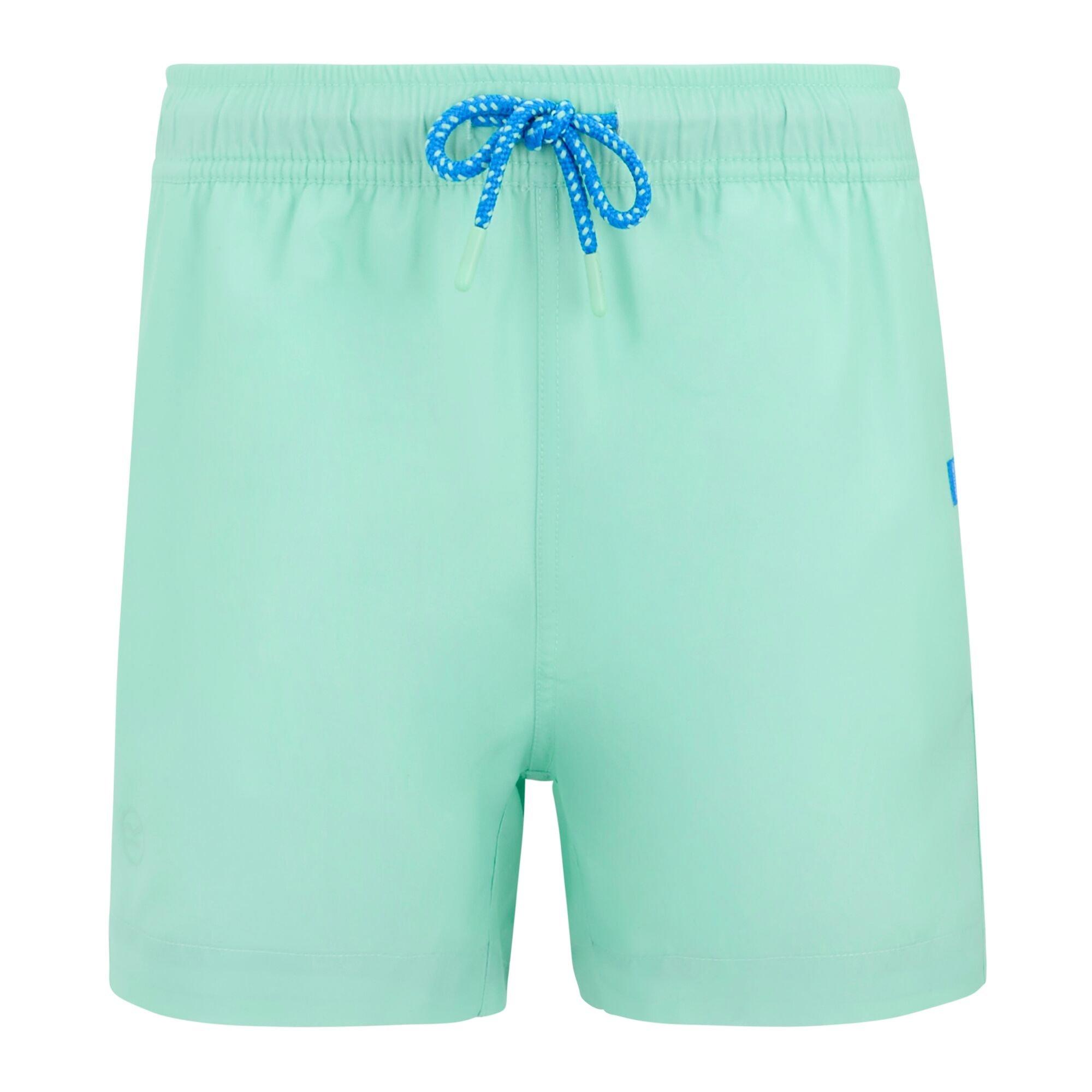 Icegrn/Sncbl - Regatta - Kids Skander Quick-Drying Swimwear - 6
