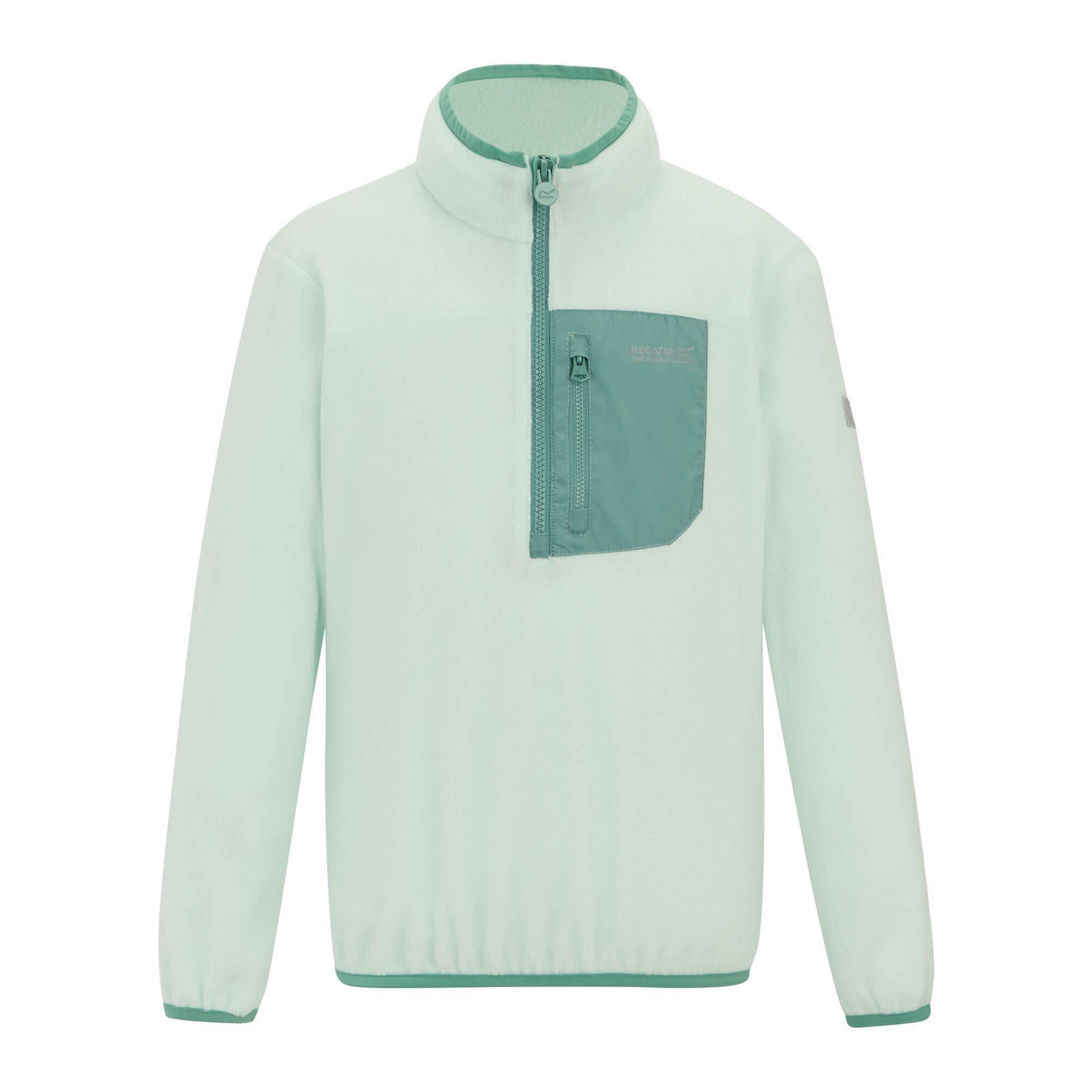 Oceanmist - Regatta - Kids Frankie Half Zip Fleece - 5
