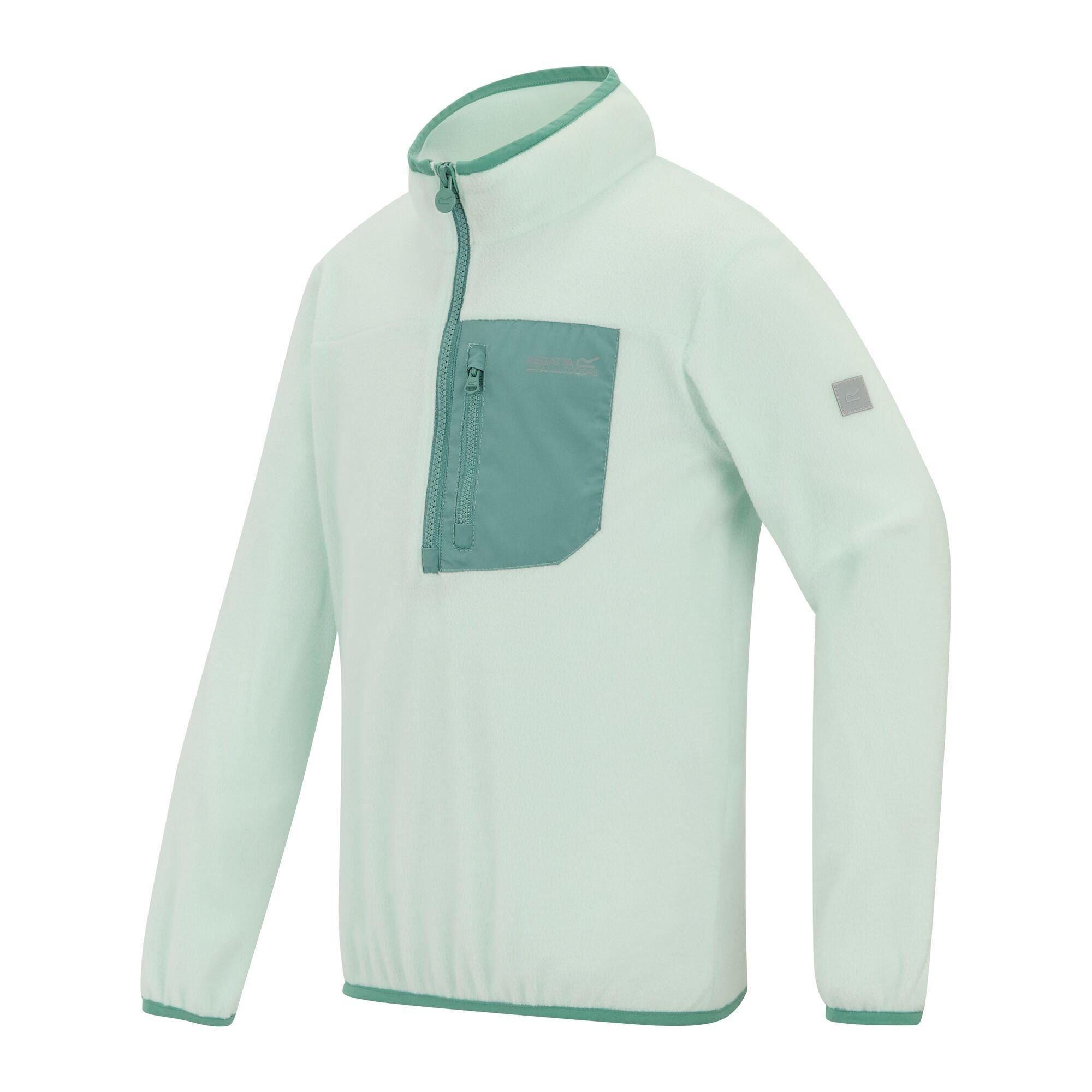 Oceanmist - Regatta - Kids Frankie Half Zip Fleece - 7