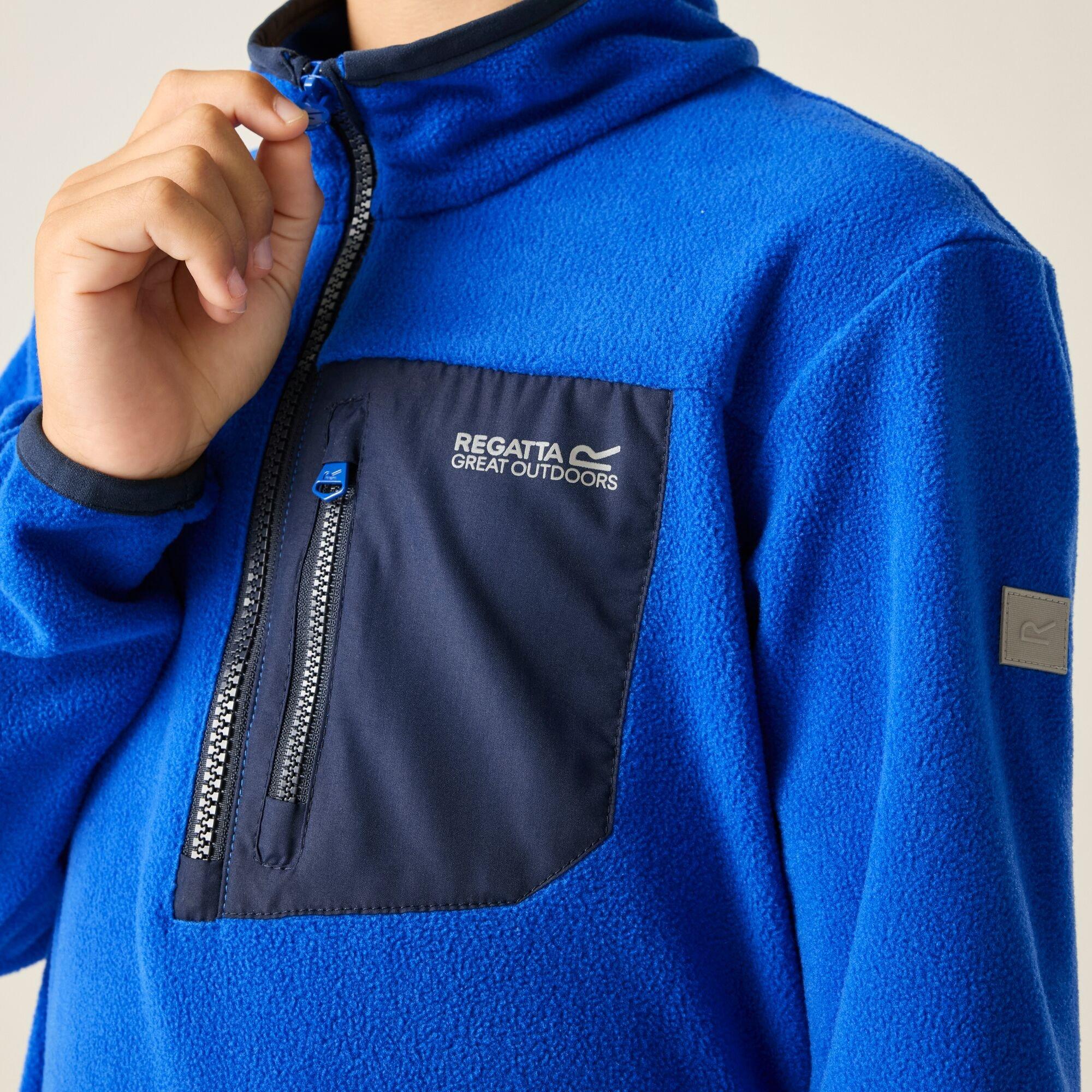 Olympian Blu - Regatta - Kids Frankie Half Zip Fleece - 4