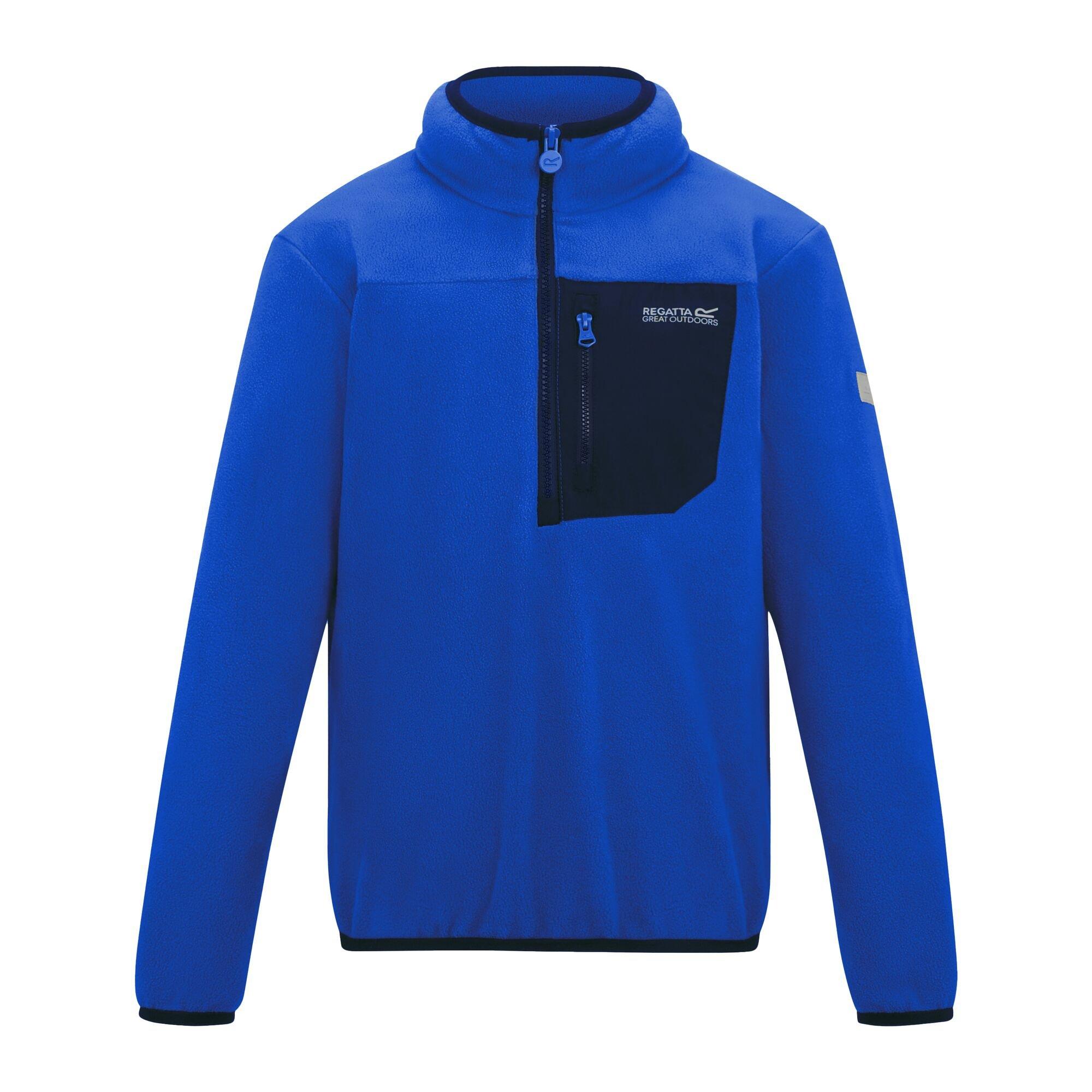 Olympian Blu - Regatta - Kids Frankie Half Zip Fleece - 5