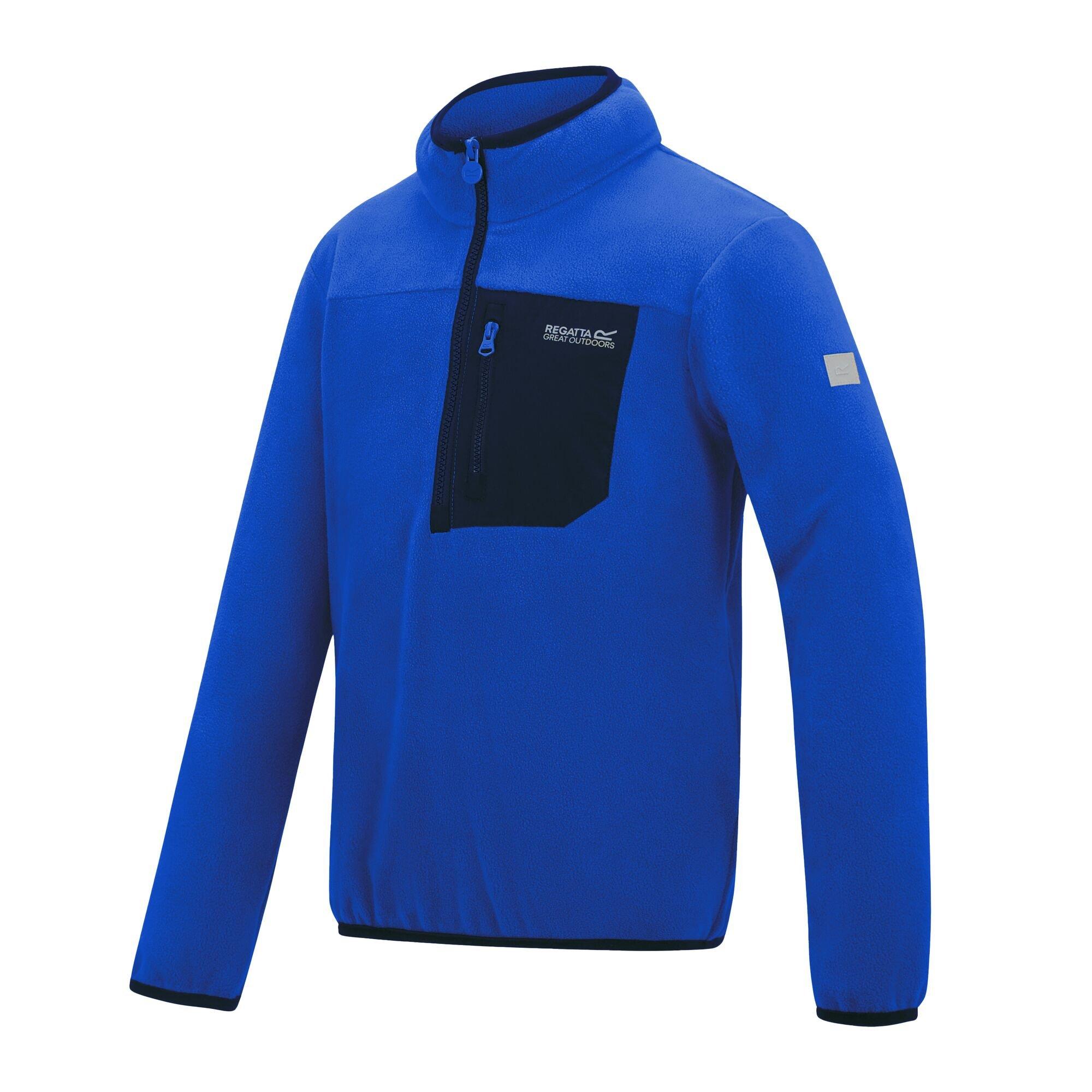 Olympian Blu - Regatta - Kids Frankie Half Zip Fleece - 7