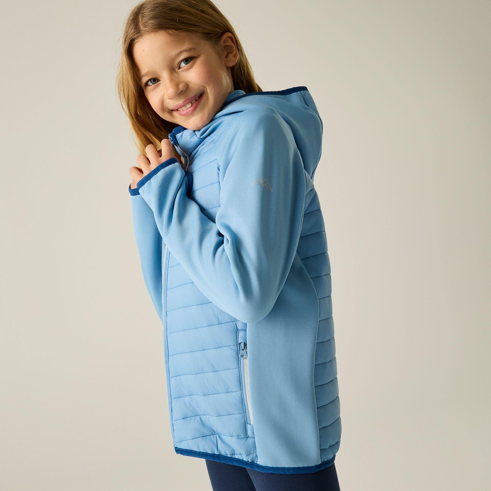 Washed Denim - Regatta - Kids Andreson Hybrid Water-Repellent  Jacket - 4