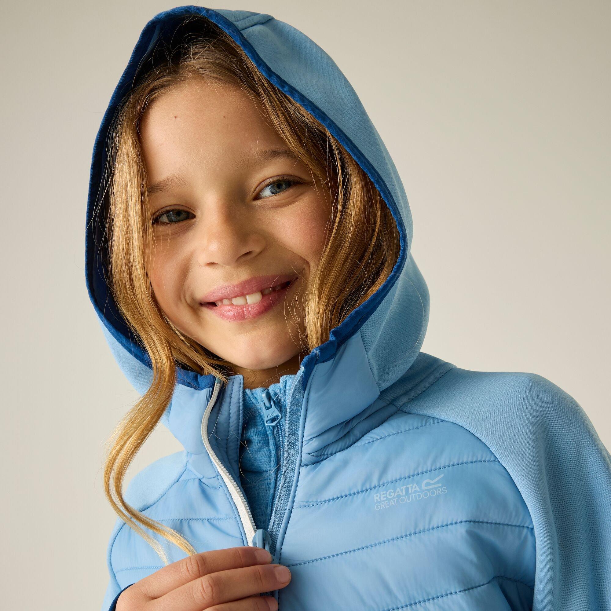 Washed Denim - Regatta - Kids Andreson Hybrid Water-Repellent  Jacket - 5