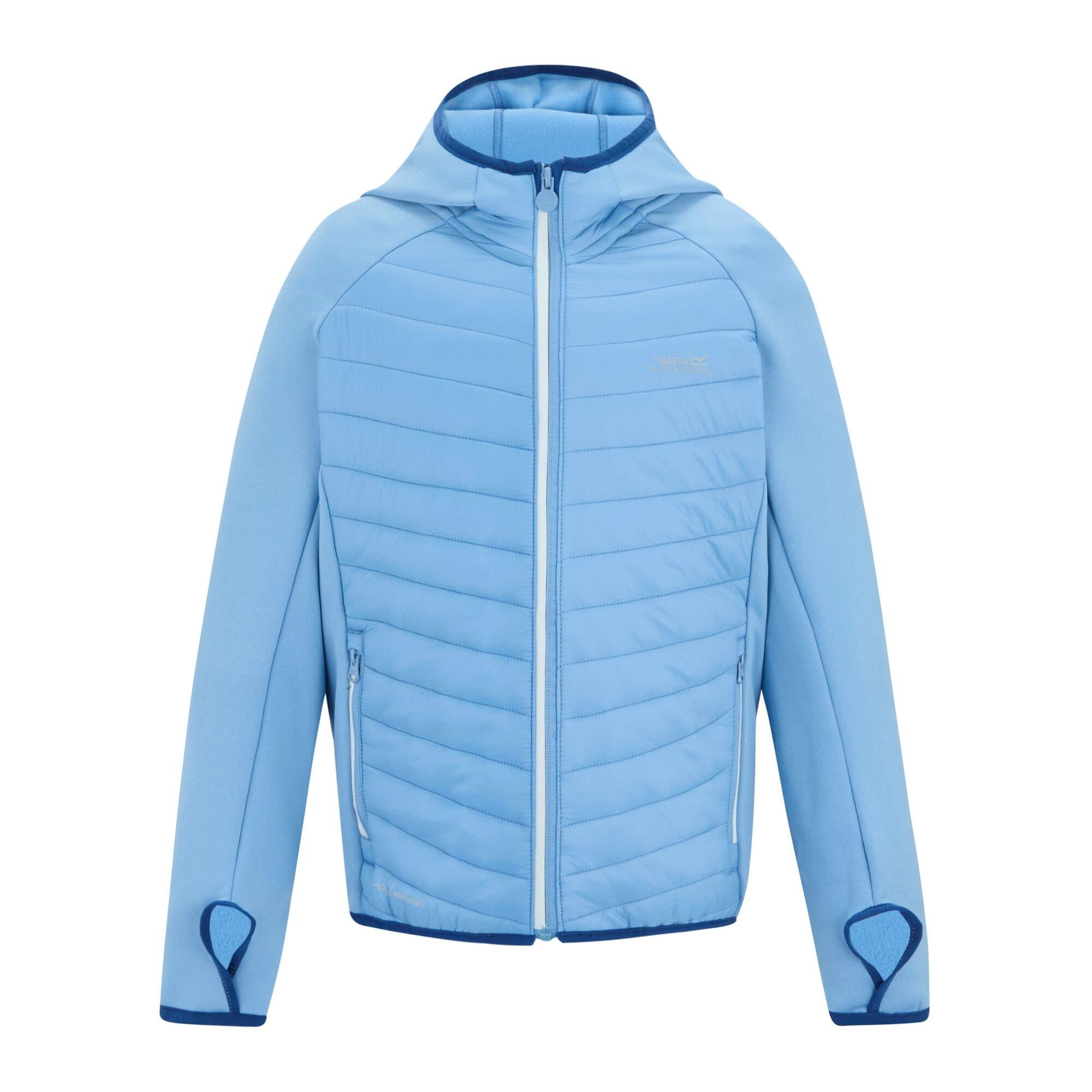 Washed Denim - Regatta - Kids Andreson Hybrid Water-Repellent  Jacket - 6