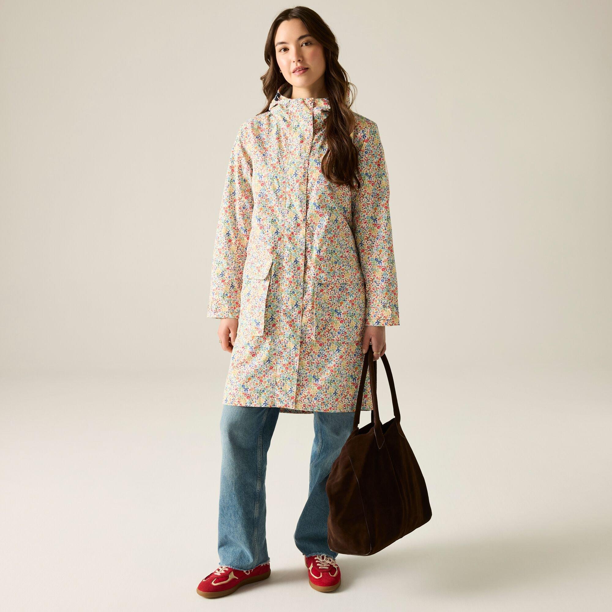 Cream Harmony D - Regatta - Womens Cath Kidston Long Waterproof Shell Jacket - 1