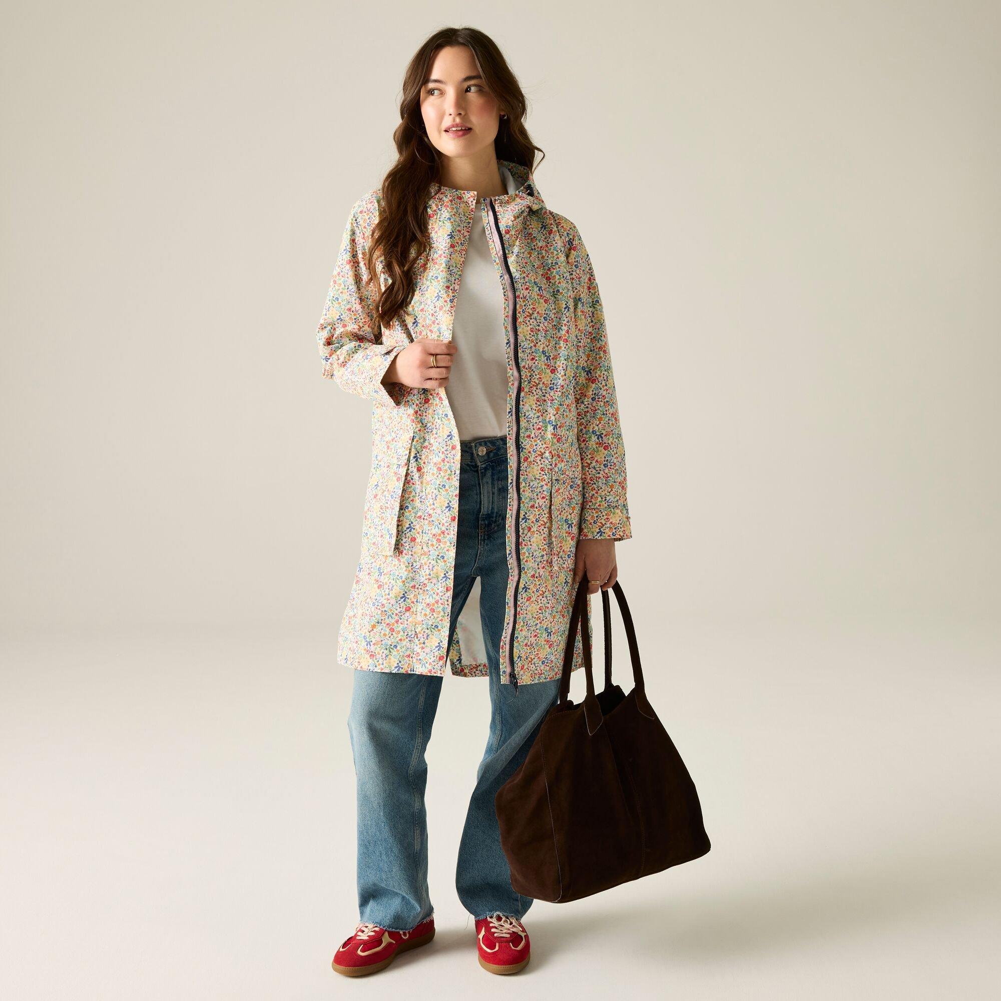 Cream Harmony D - Regatta - Womens Cath Kidston Long Waterproof Shell Jacket - 3
