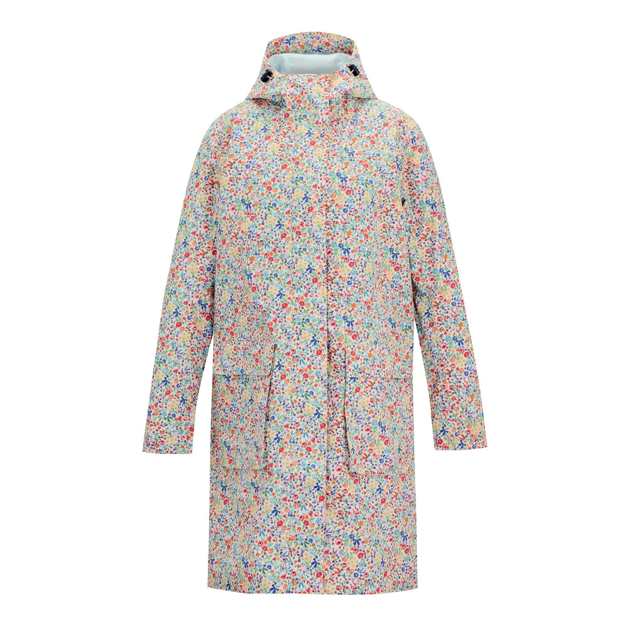 Cream Harmony D - Regatta - Womens Cath Kidston Long Waterproof Shell Jacket - 10