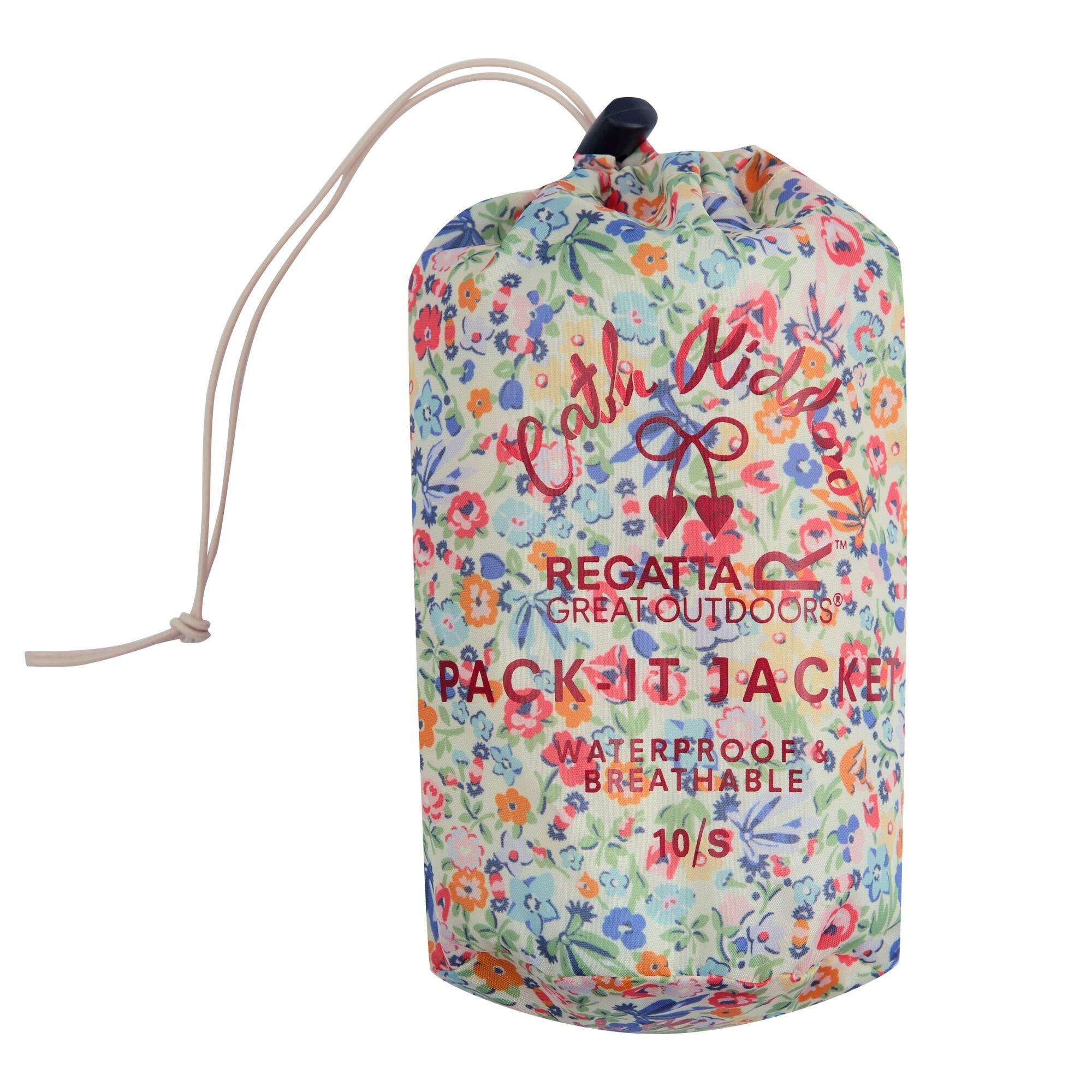 Cream Harmony D - Regatta - Womens Cath Kidston Waterproof Pack It Jacket - 15