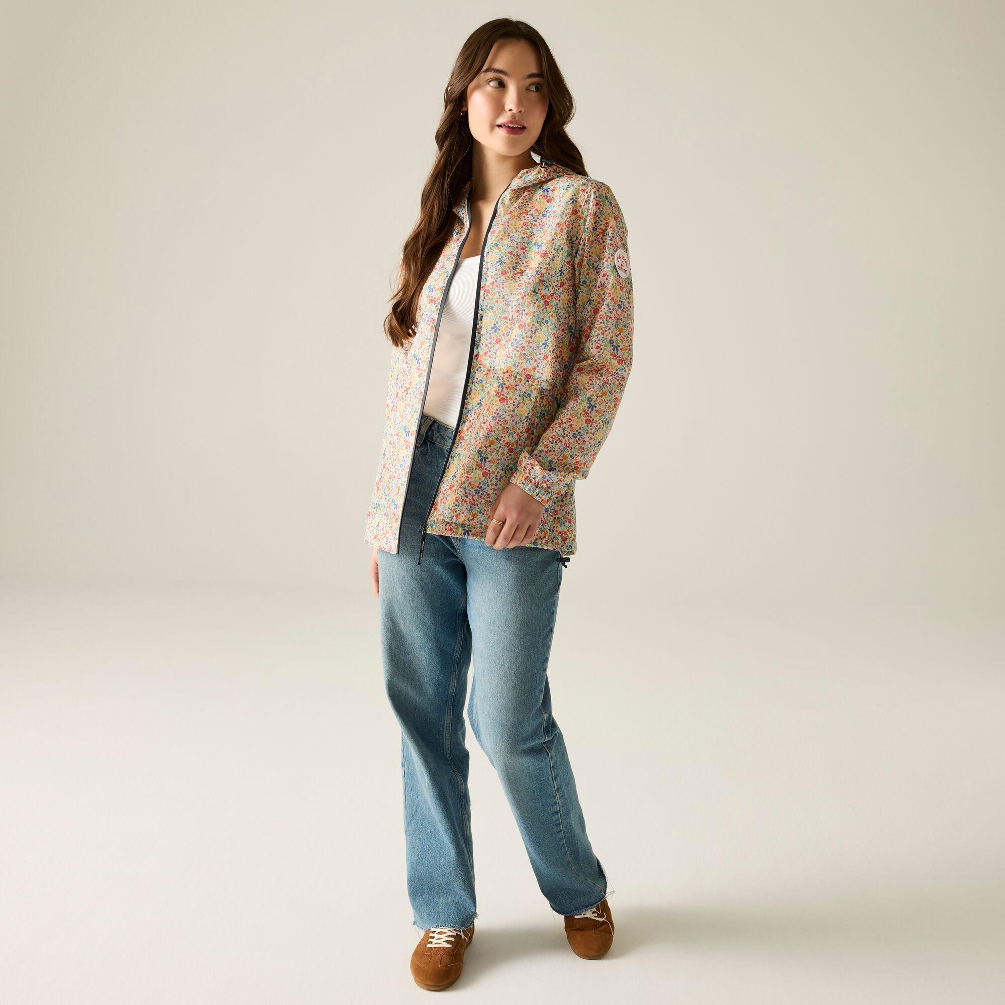 Cream Harmony D - Regatta - Womens Cath Kidston Waterproof Pack It Jacket - 3
