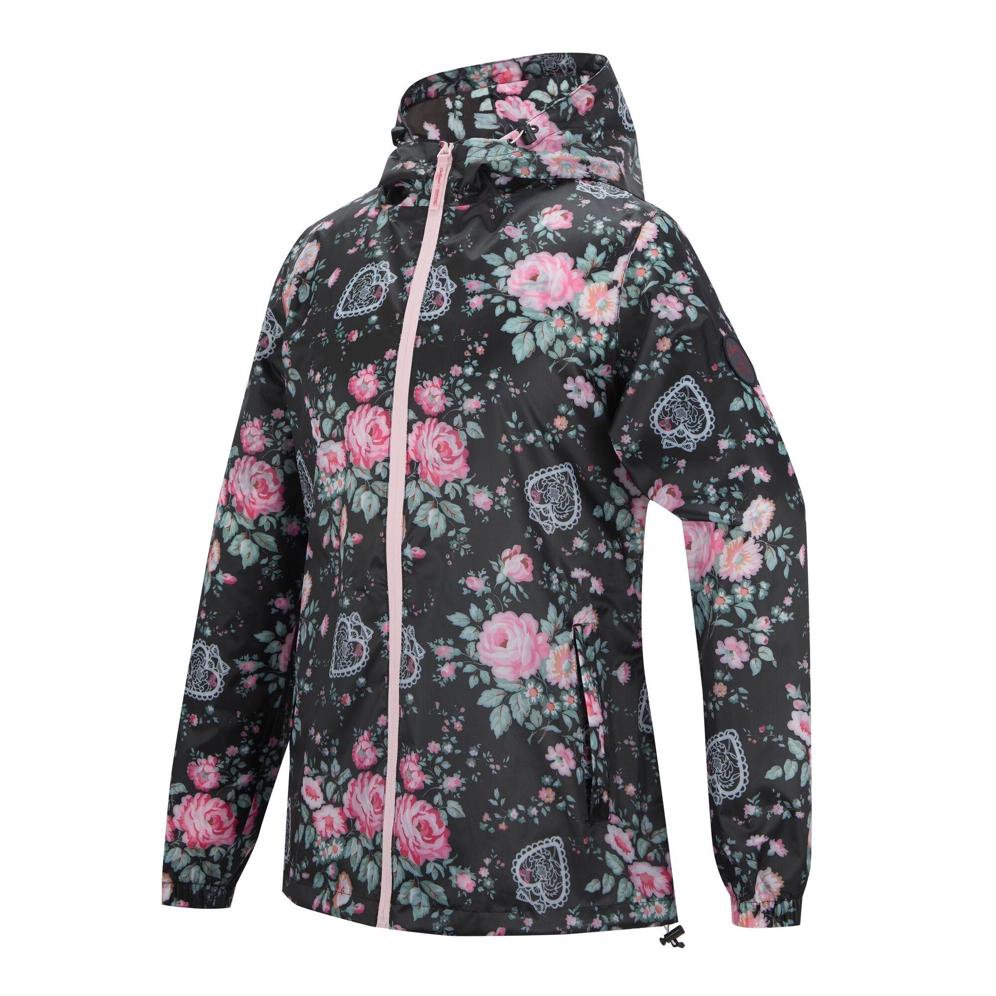 Black Hackney R - Regatta - Womens Cath Kidston Waterproof Pack It Jacket - 12