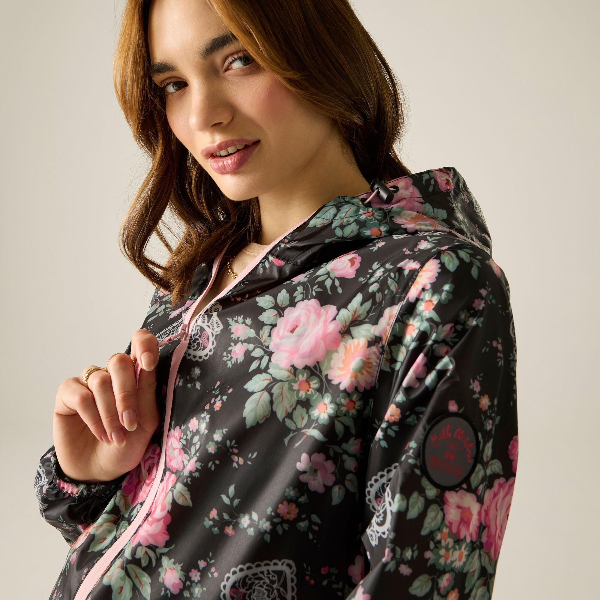 Black Hackney R - Regatta - Womens Cath Kidston Waterproof Pack It Jacket - 8