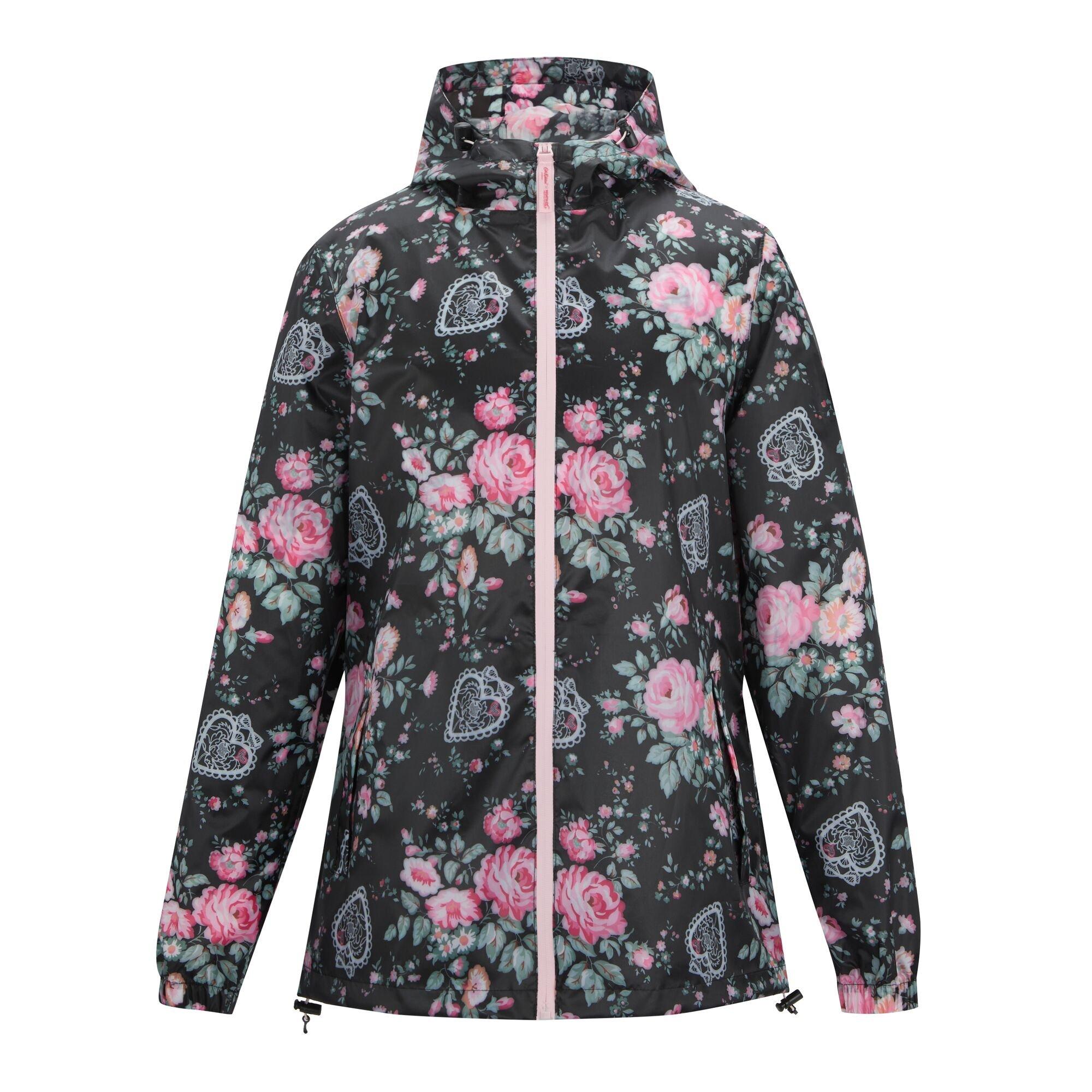 Black Hackney R - Regatta - Womens Cath Kidston Waterproof Pack It Jacket - 10