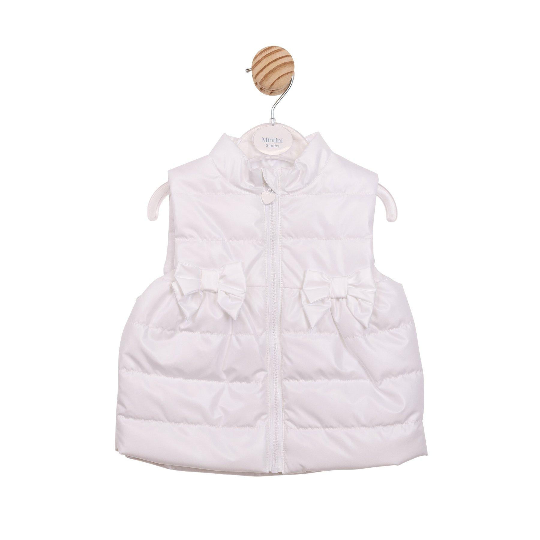Wit - Mintini Baby - Baby Gilet - 1