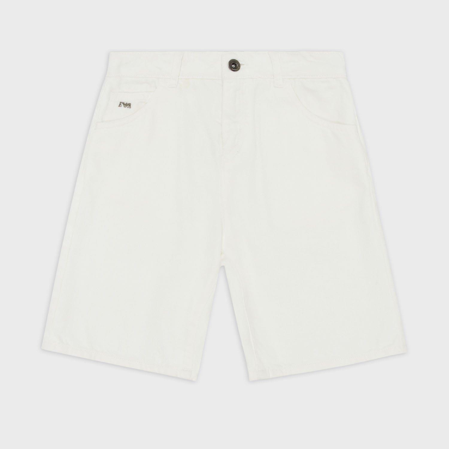 White - Emporio Armani - Denim Shorts