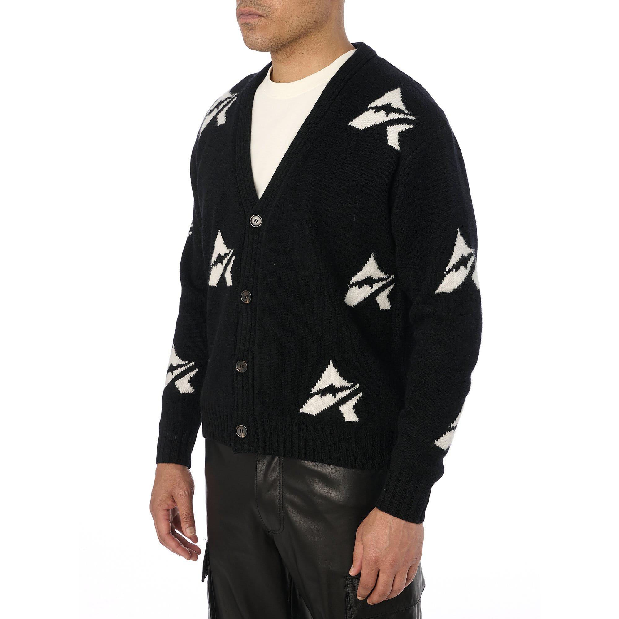 Black - Avirex - Athletic Cardigan - 4