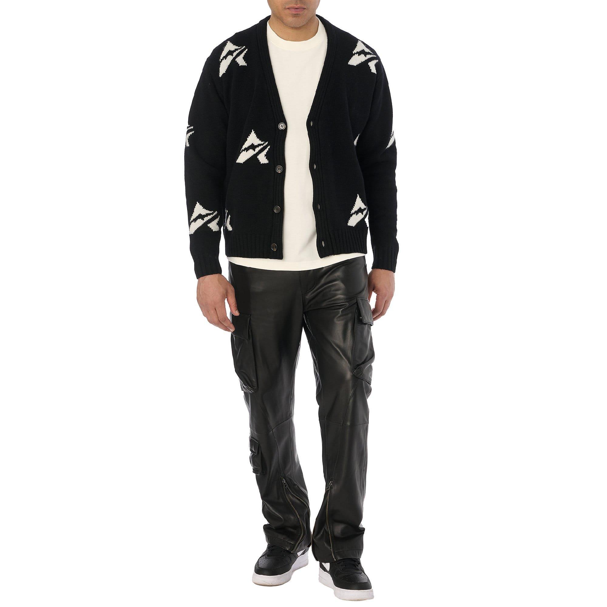 Black - Avirex - Athletic Cardigan - 5