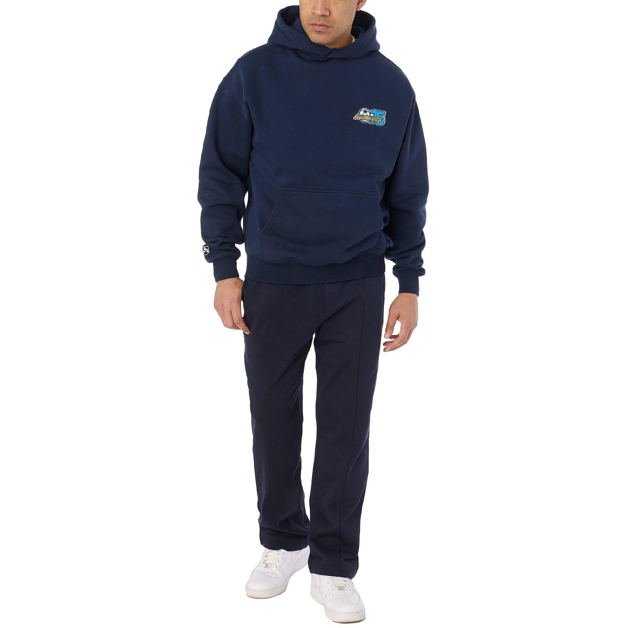 Navy - Avirex - Soccer League Hoodie - 4