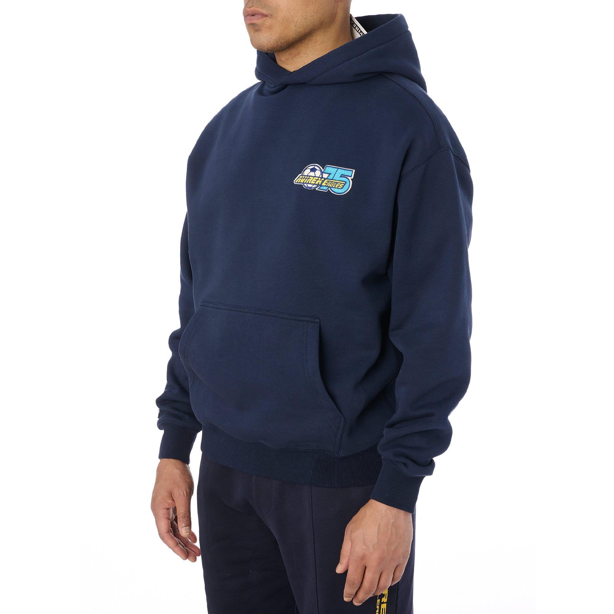 Navy - Avirex - Soccer League Hoodie - 5