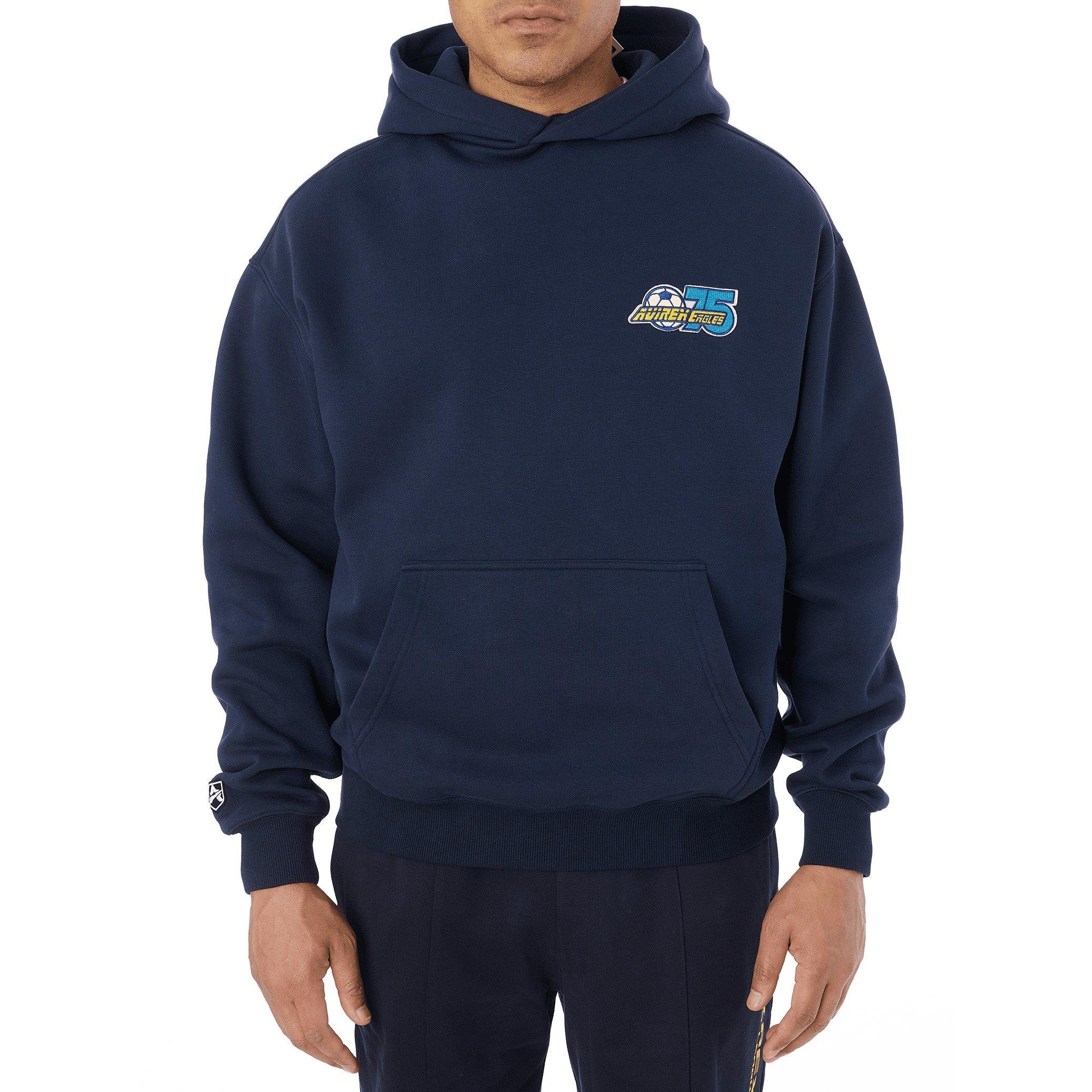 Navy - Avirex - Soccer League Hoodie - 8